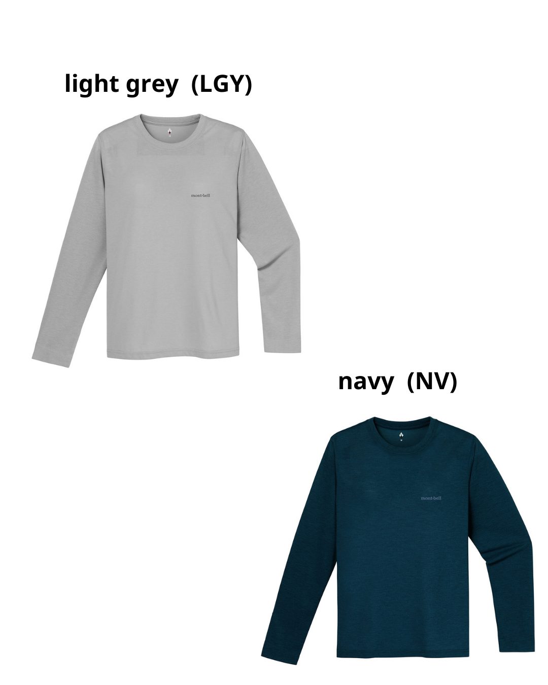 代購 【 2026新色 日本直送 montbell 女裝 Wickron 快乾 透氣 長袖 T-Shirt | Quick-Dry & Breathable T-Shirt logo long sleeve tee women 】