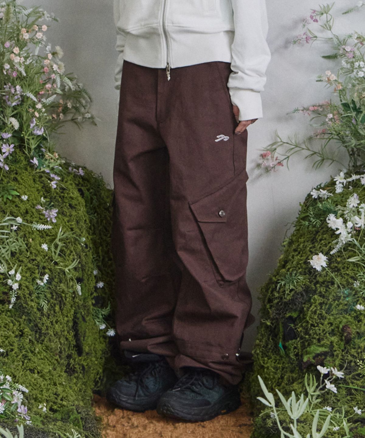 🇰🇷訂購｜tansanmagnesium 26SS｜Carbonated Cotton Wide Cargo Pants 2色 