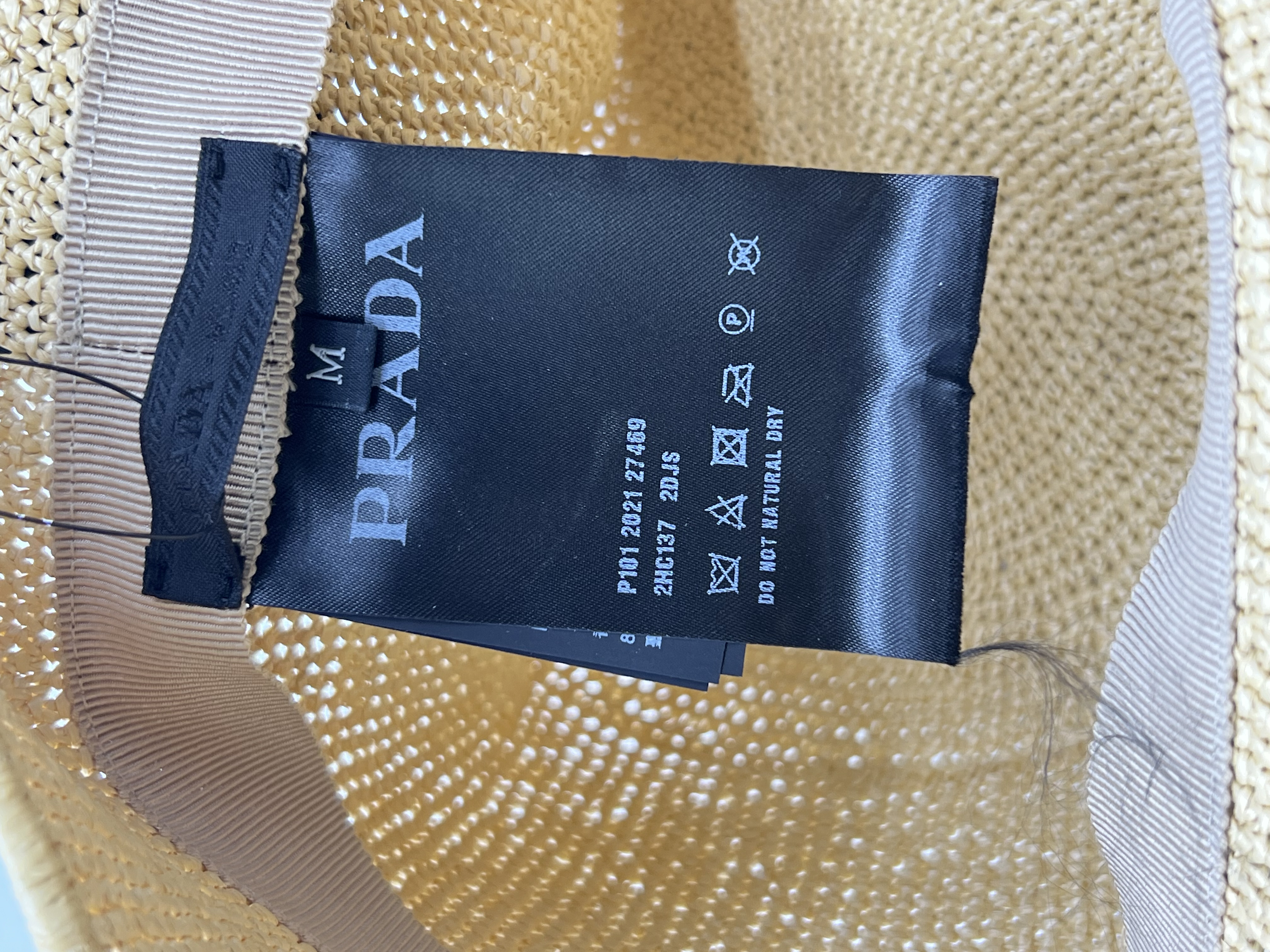 Unused Item PRADA Raffia Bucket Hat / Product Code: 26051013