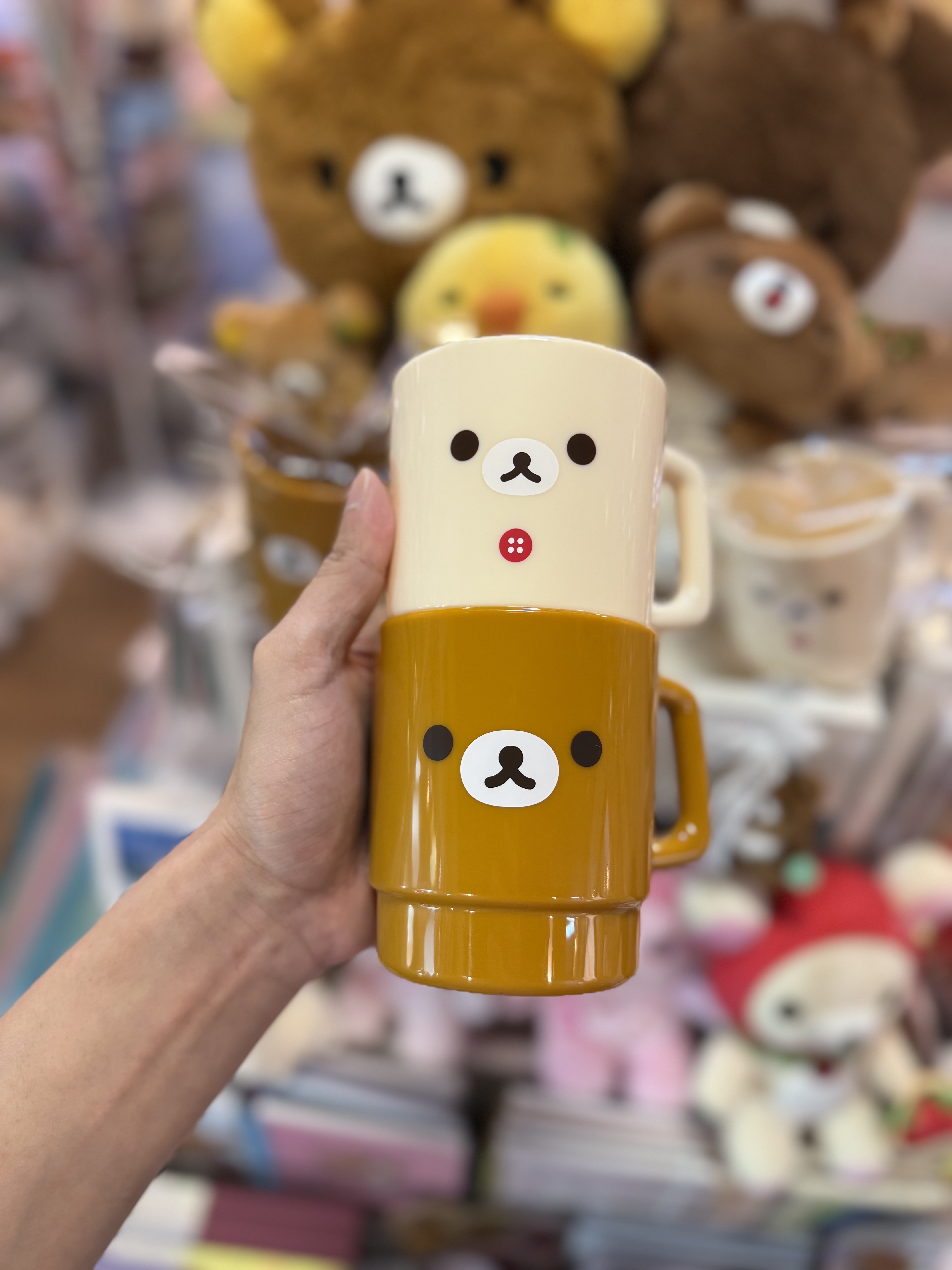 《現貨》全新rilakkuma 日本製樹脂膠杯