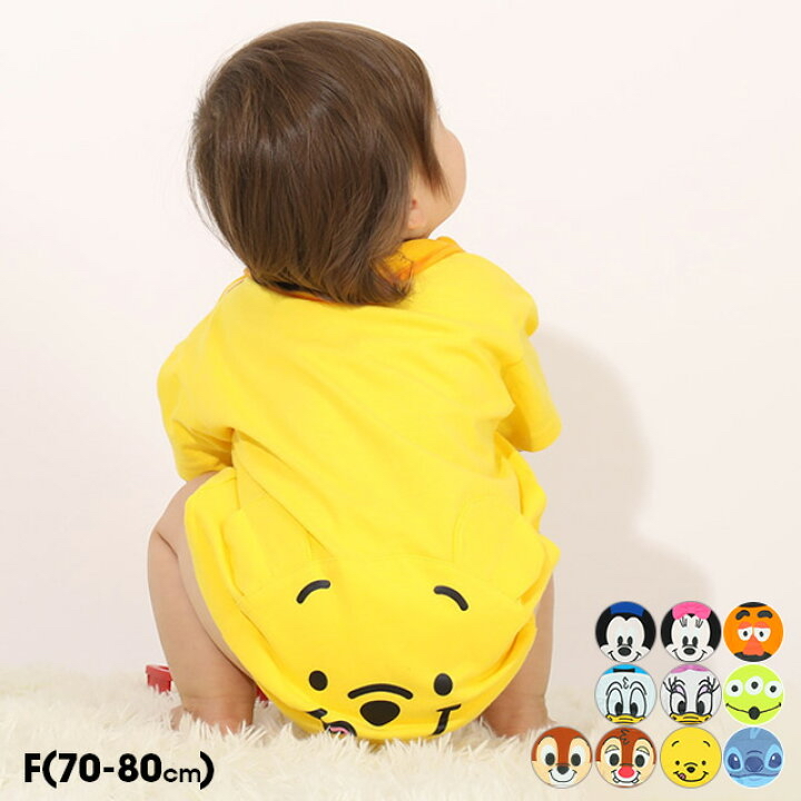 🇯🇵預訂 日本直送🇯🇵Babydoll x Disney十一色臀部人物圖案短袖包屁衣