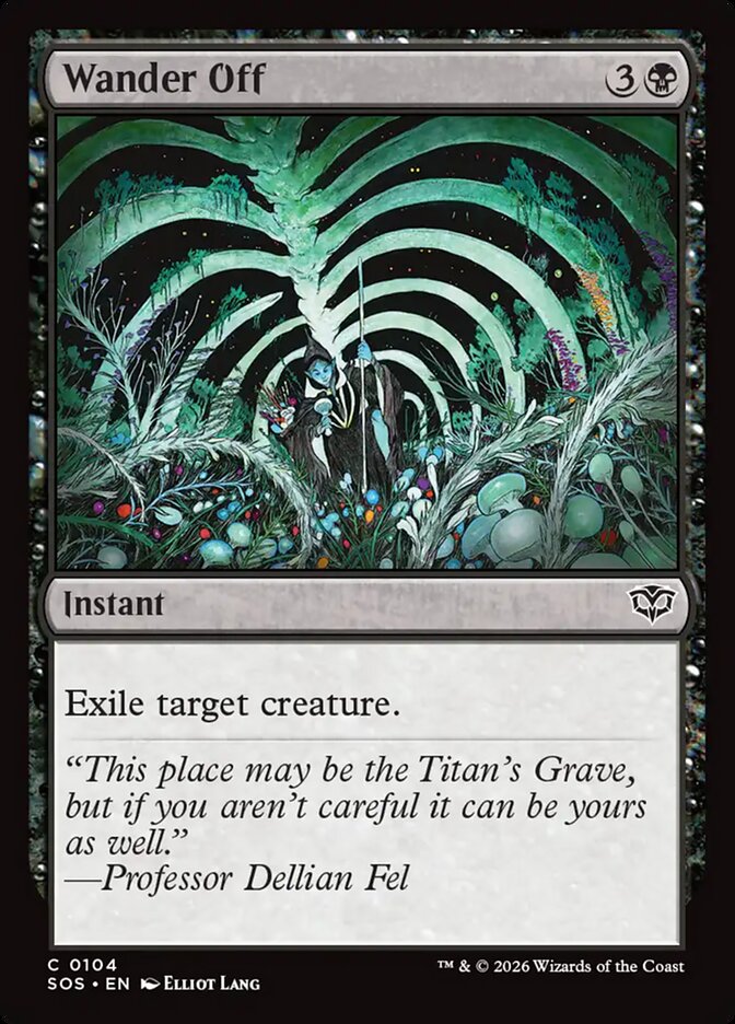[EN] [Foil] Wander Off [SOS-104] C