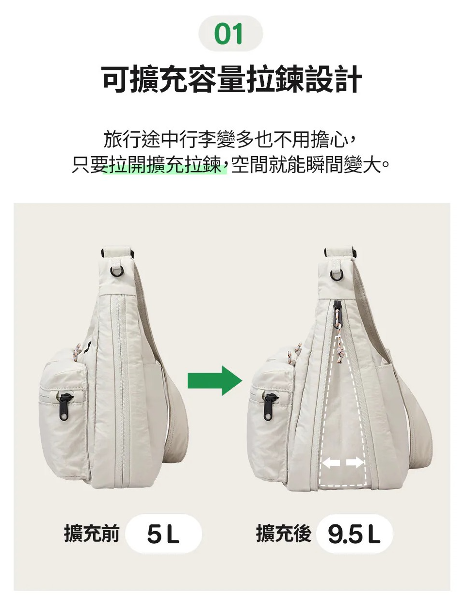 Branden 極致防盜斜揹袋│Safe Plus Cross Bag