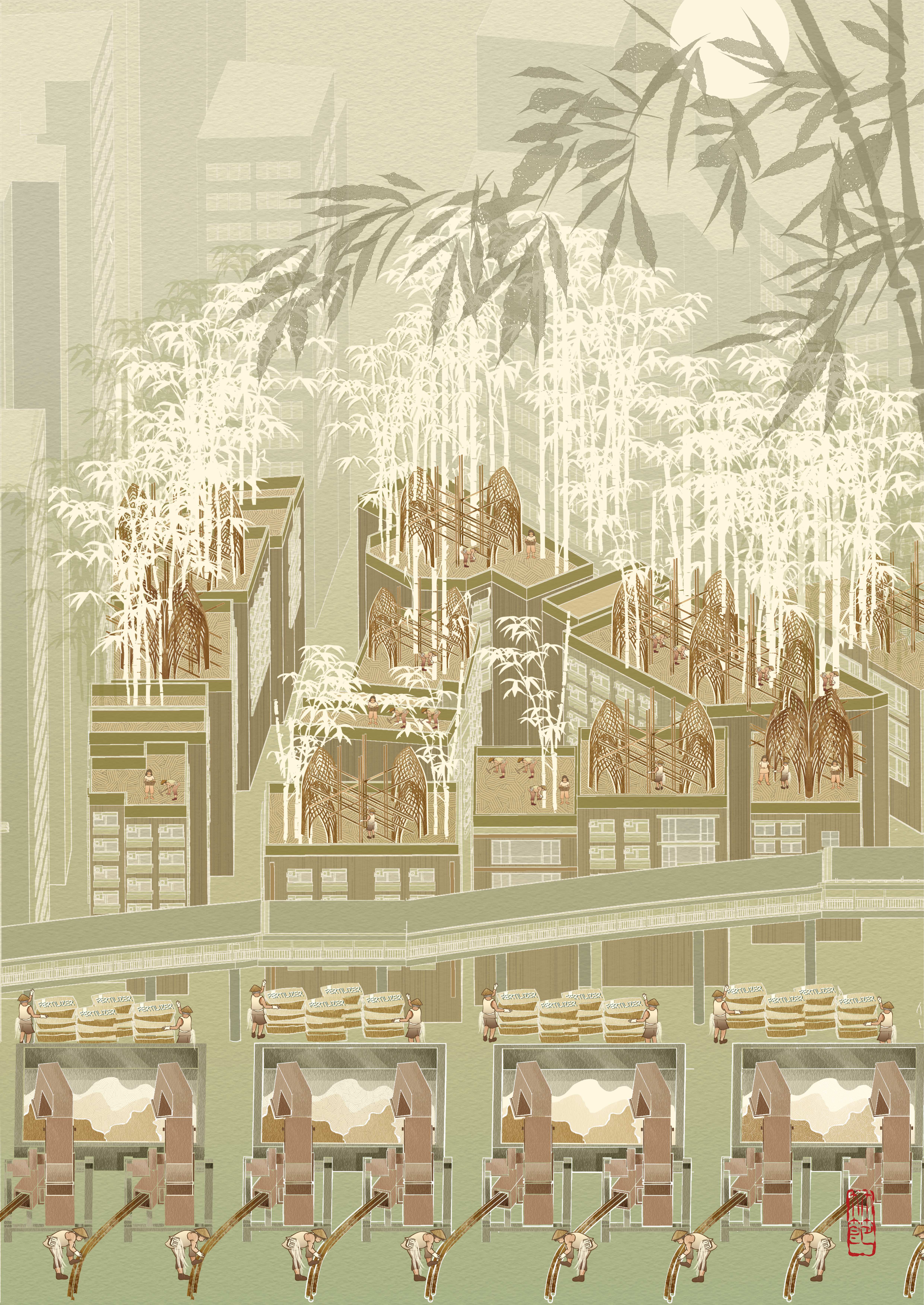 [LIMITED EDITION] Wincy Kung - 40x50 ART PRINT Re-using Bamboo