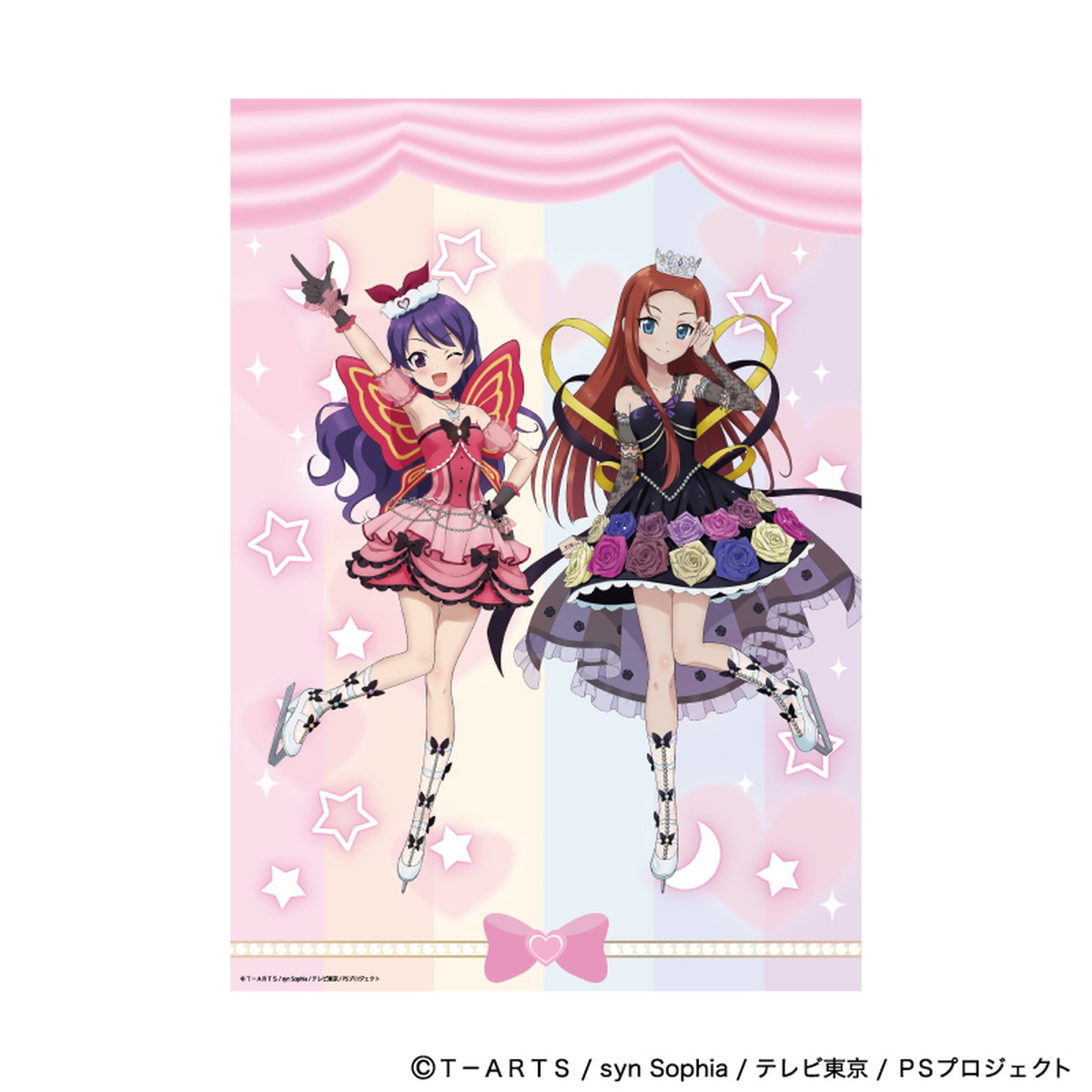 A3透明海報 星光少女 Pretty Series 02/上葉美愛&慧仁ver. #P-PIG0149 [A3] (PRE-ORDER) [2026/06]