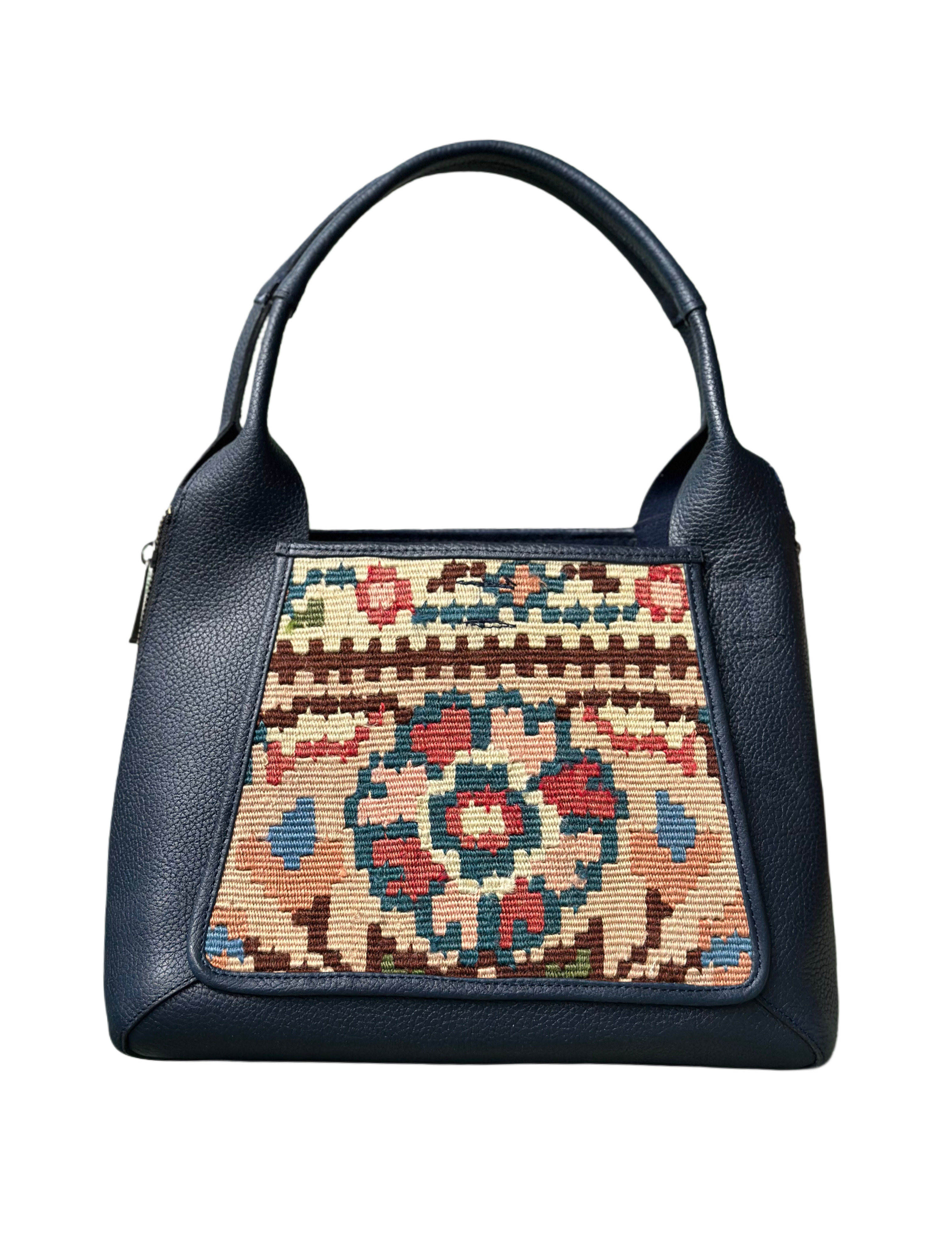 K22 土耳其真皮地氈手袋（深藍色）