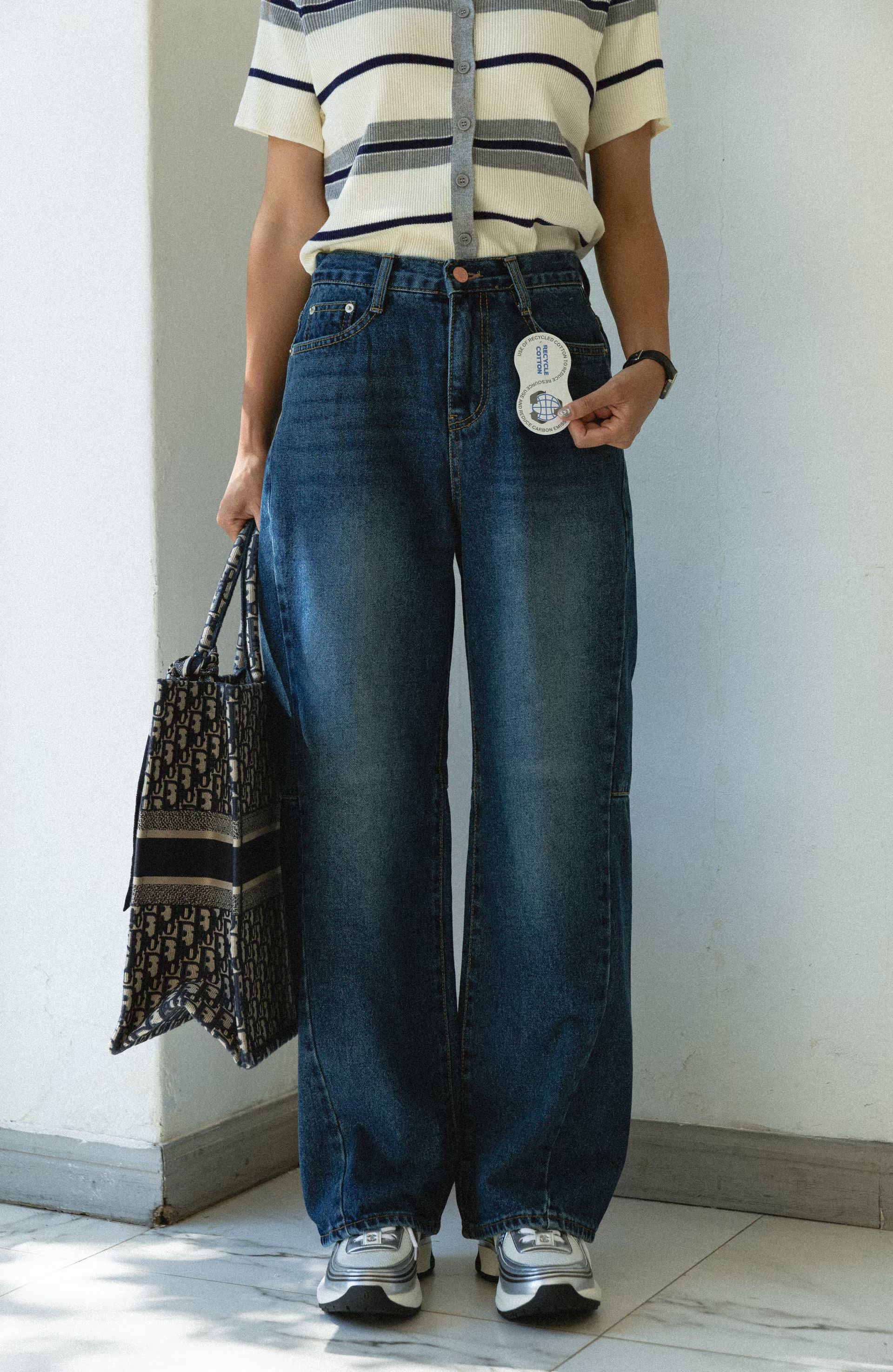 🇰🇷SALE韓國🇰🇷接拼牛仔褲