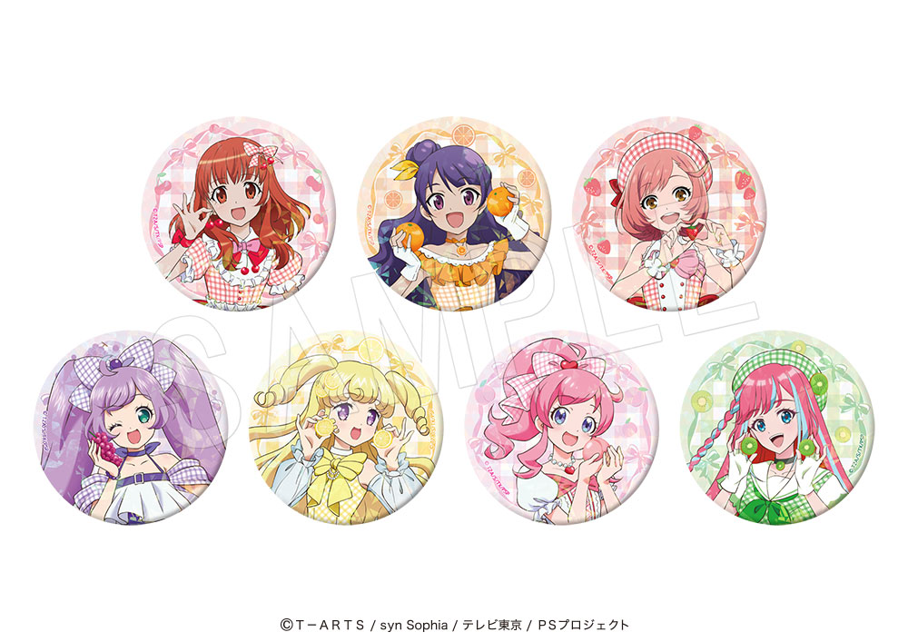 星光系列 Pretty Series × 果實園聯乘 盲抽閃襟章 Fruits gingham ver. #P-PIG0217 [中外鉱業] (PRE-ORDER) [2026/11]