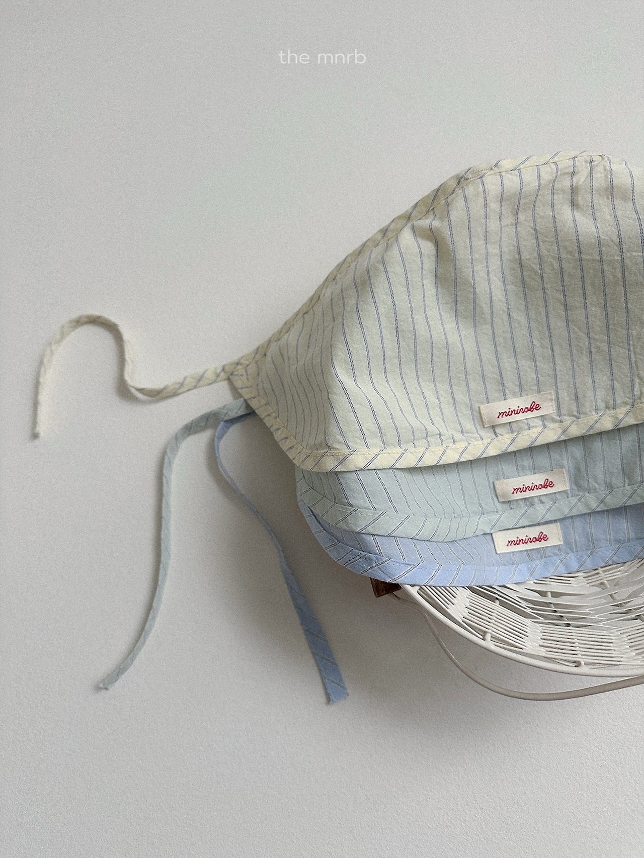 Minirobe | stripe pants (Mint/Blue)