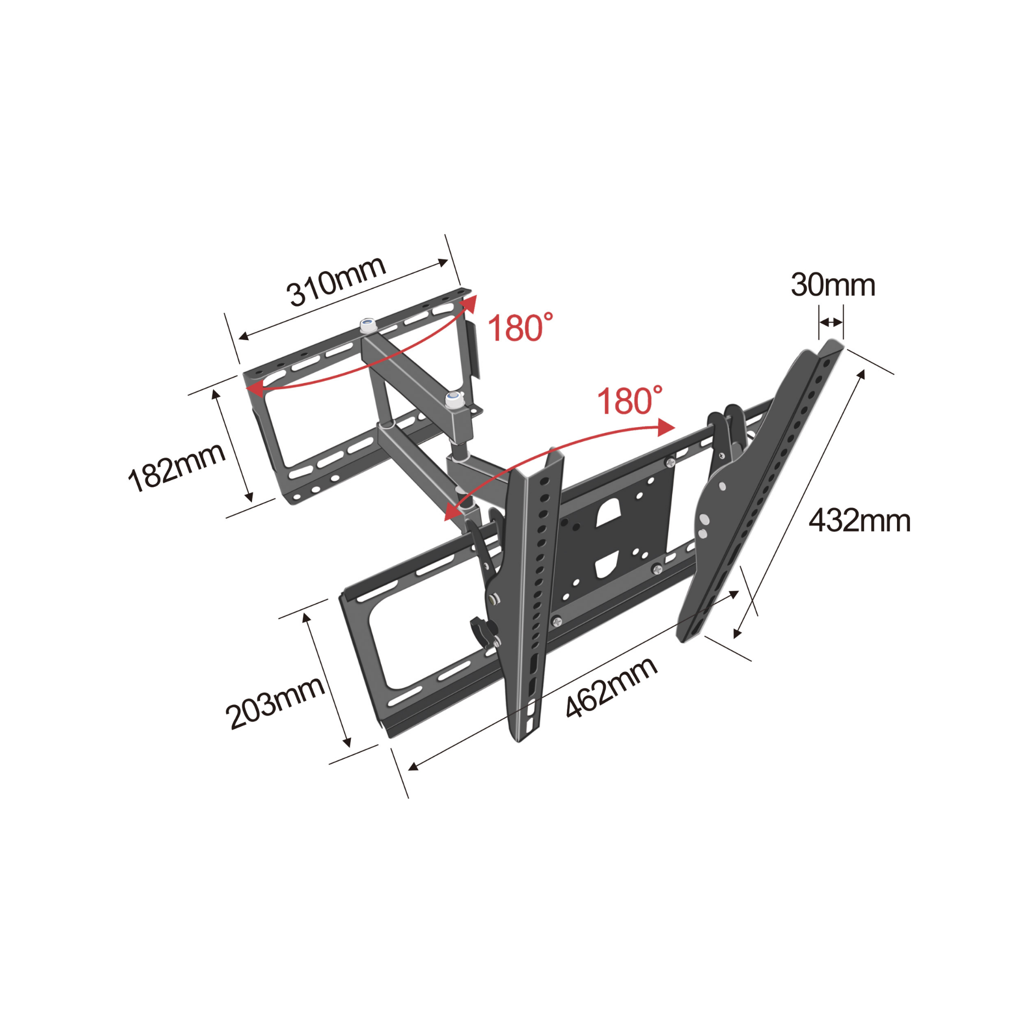 Phison 32"-55" Swivel TV Bracket PM-50FM