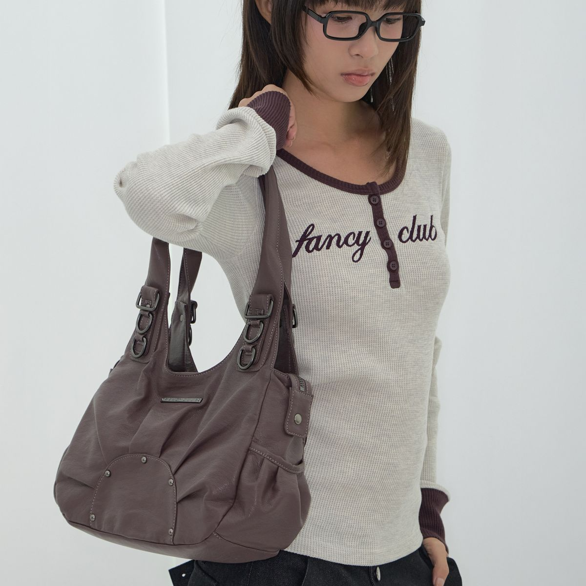 [FANCY CLUB] RANMA HOBO BAG (3款)