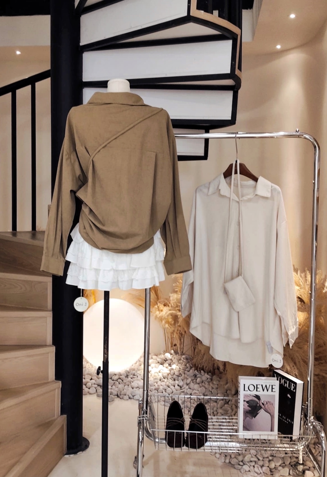 韩版衬衣+小包包