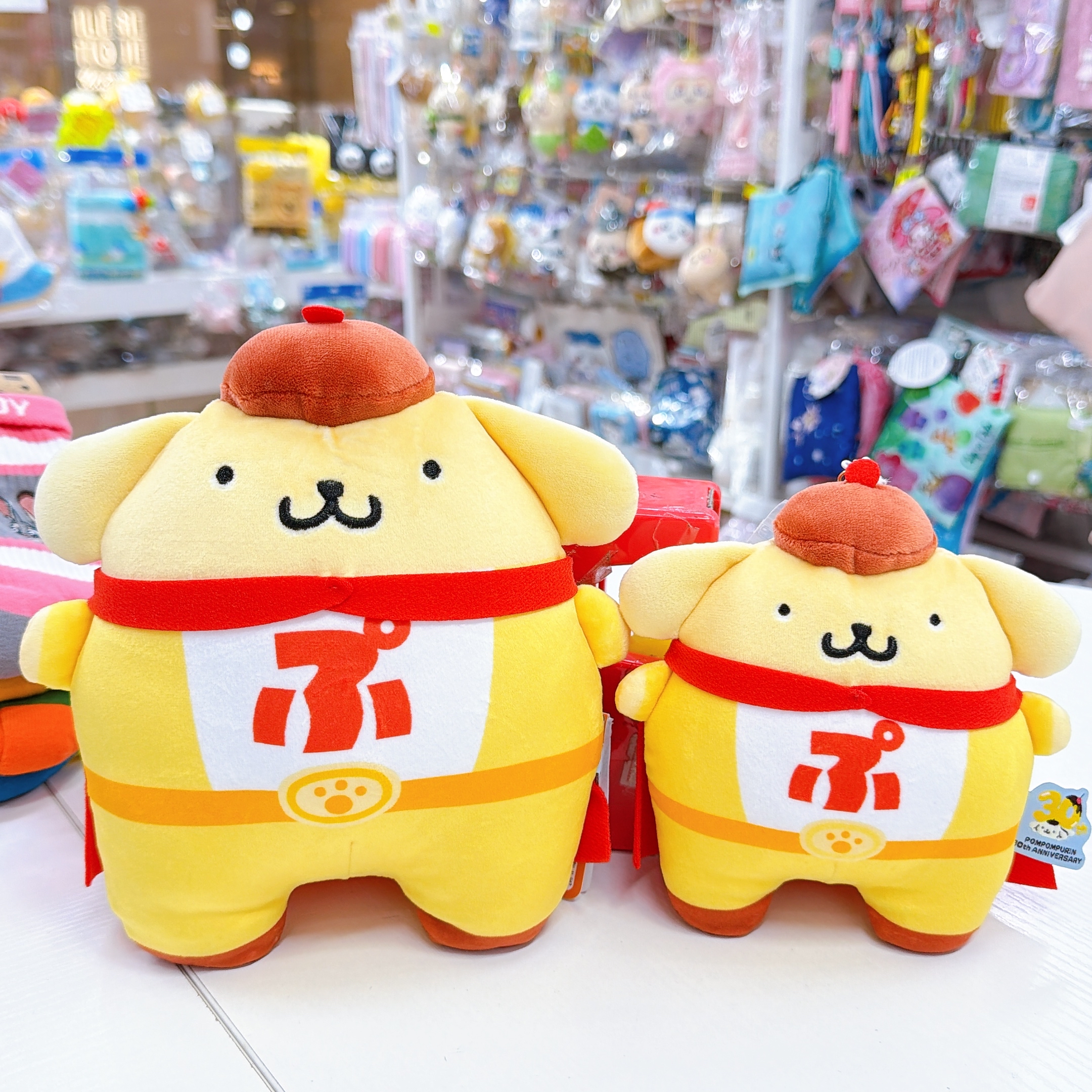 日本直送sanrio🍮布甸狗30周年扮超人公仔／掛飾