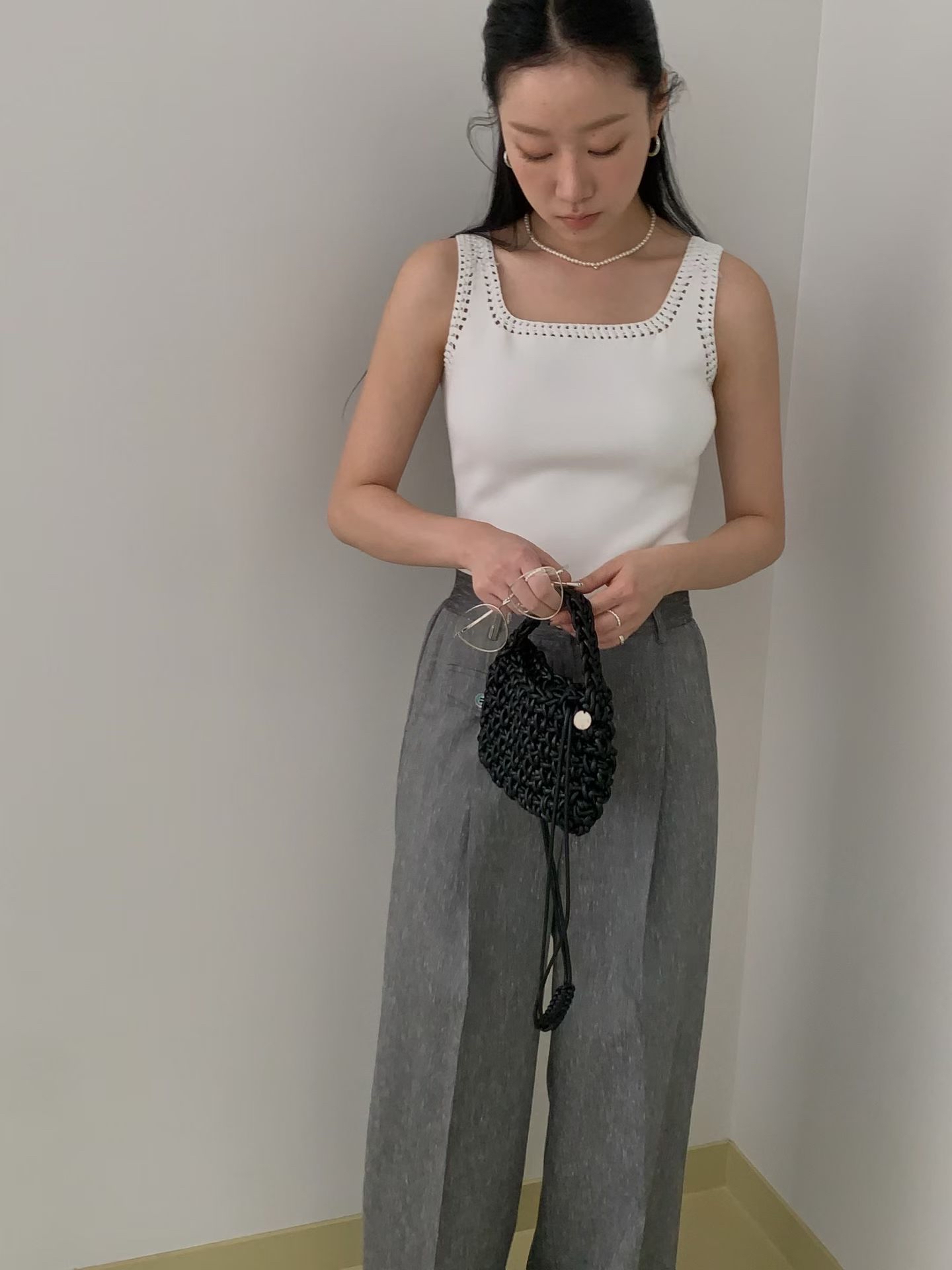 Tweed vest