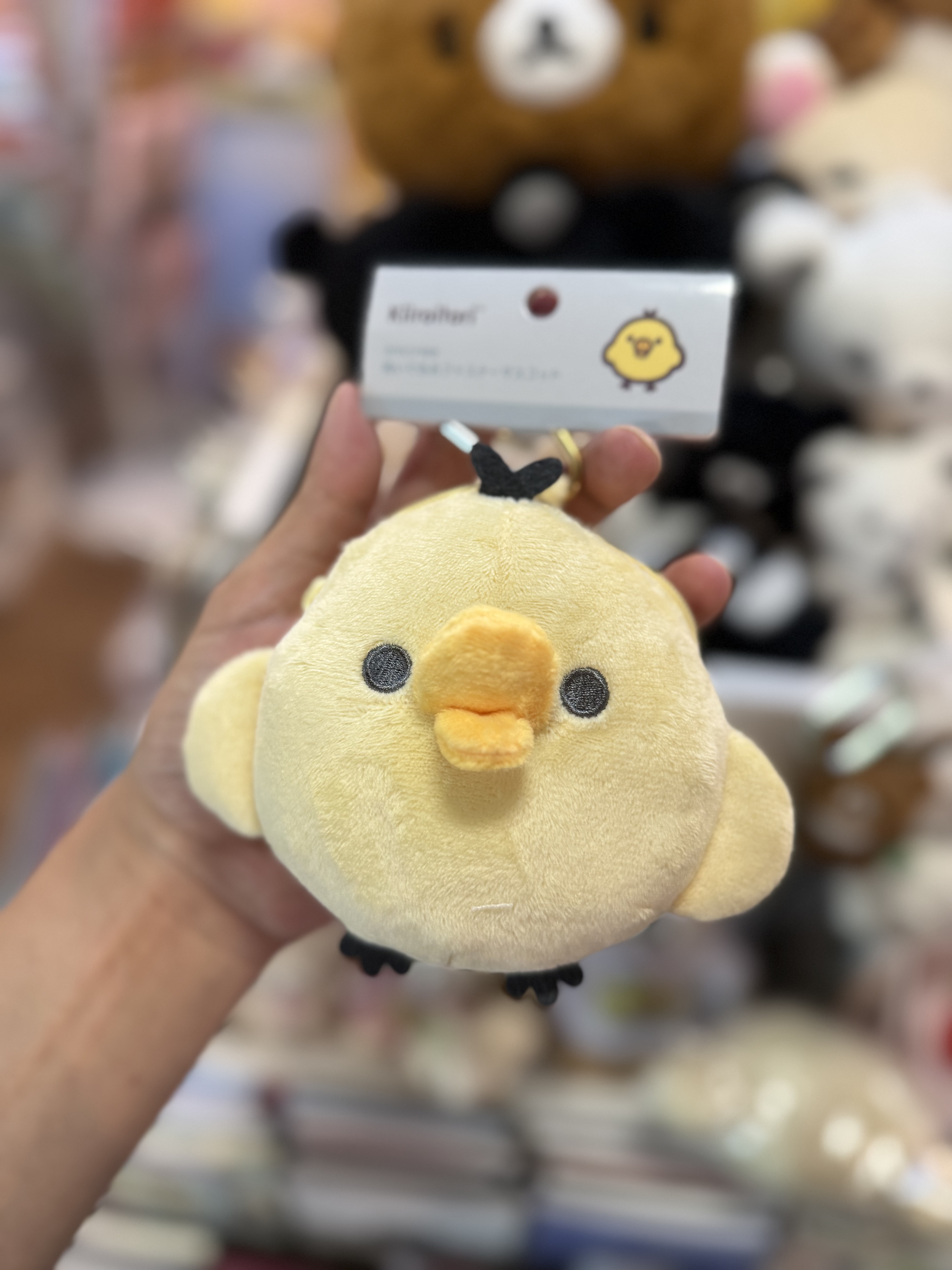 《現貨》全新Rilakkuma 毛毛小物袋掛飾