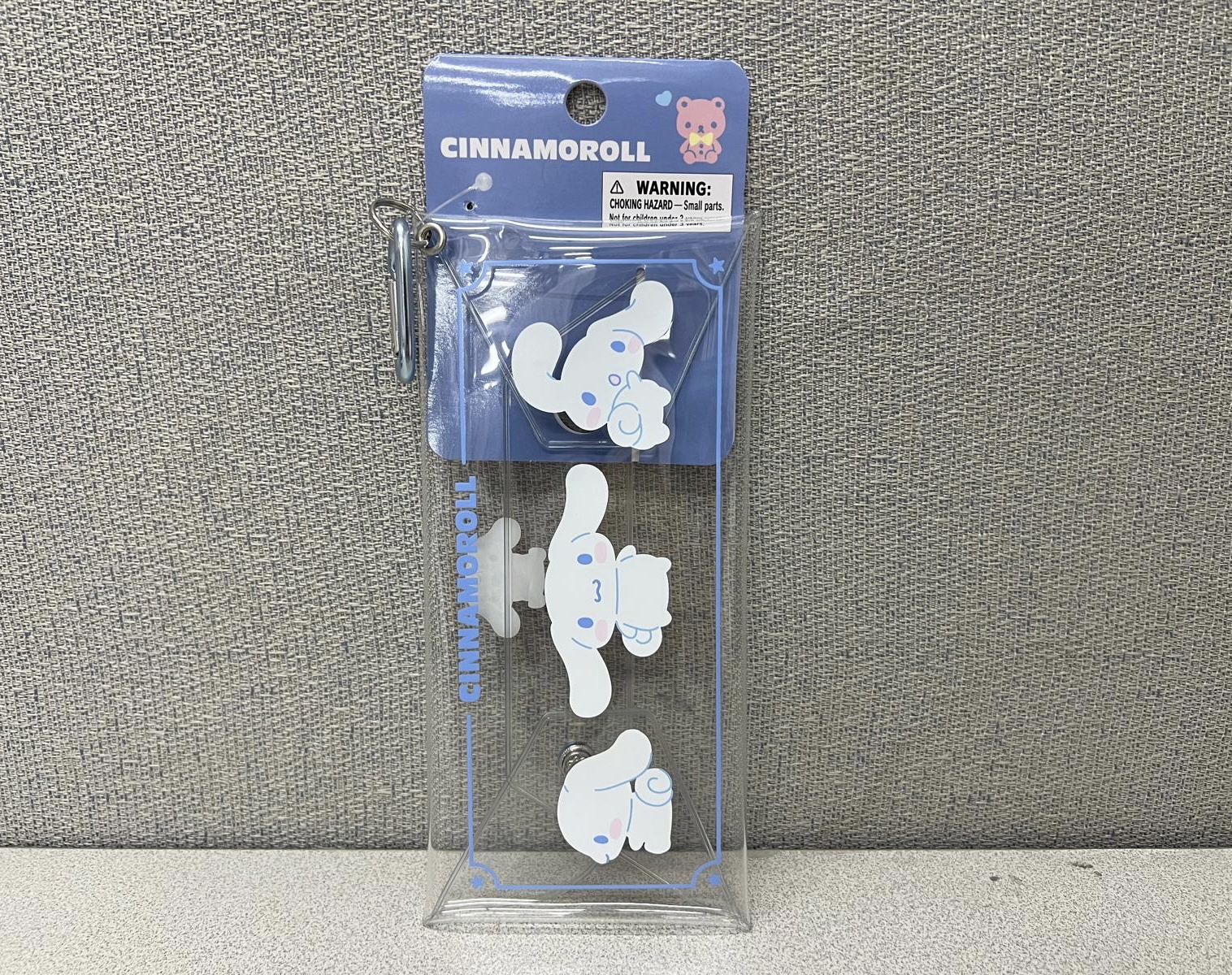 🎌日本直送🎌Sanrio 卡通 心形爬山扣連透明萬用袋