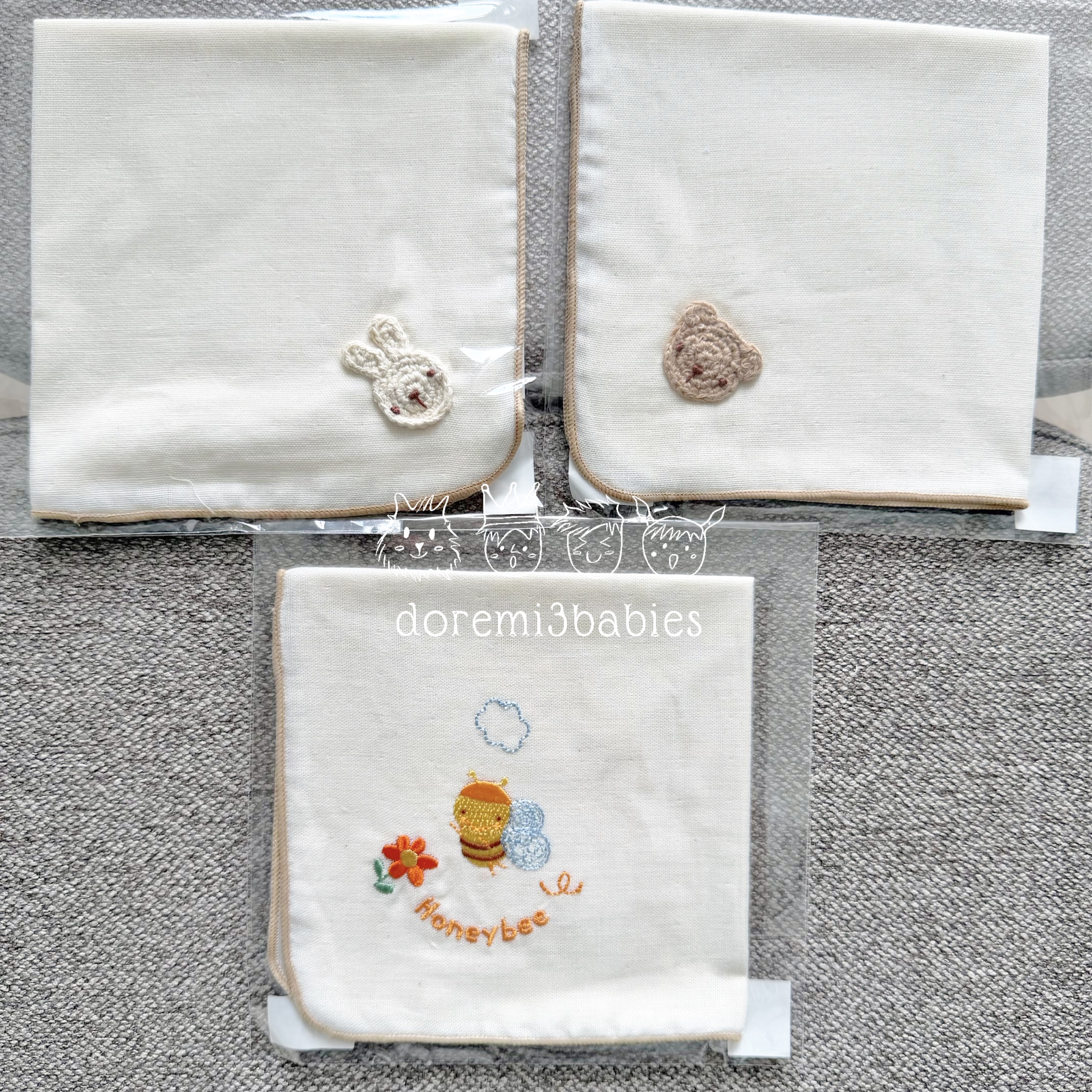 Amorosa mamma 日本有機棉 紗巾 手巾