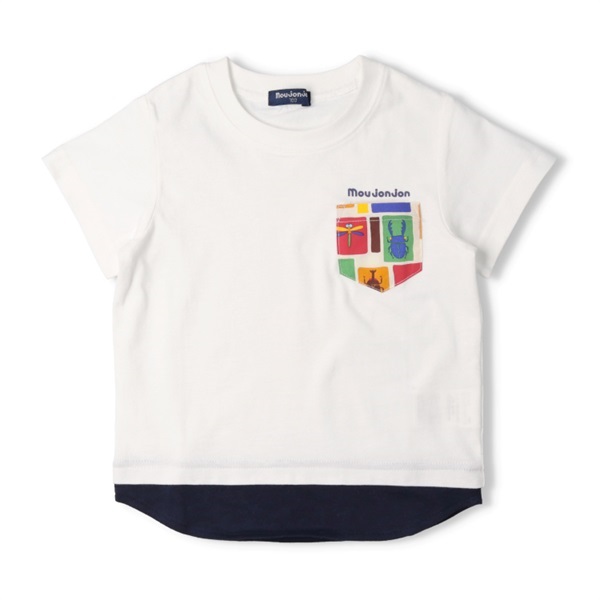 🆕【⭐訂購⭐】🇯🇵 日本直送 🌀昆蟲/植物圖案口袋 撞色下擺 短袖Tee［2款選］🌀[ELCA-0147][260417]