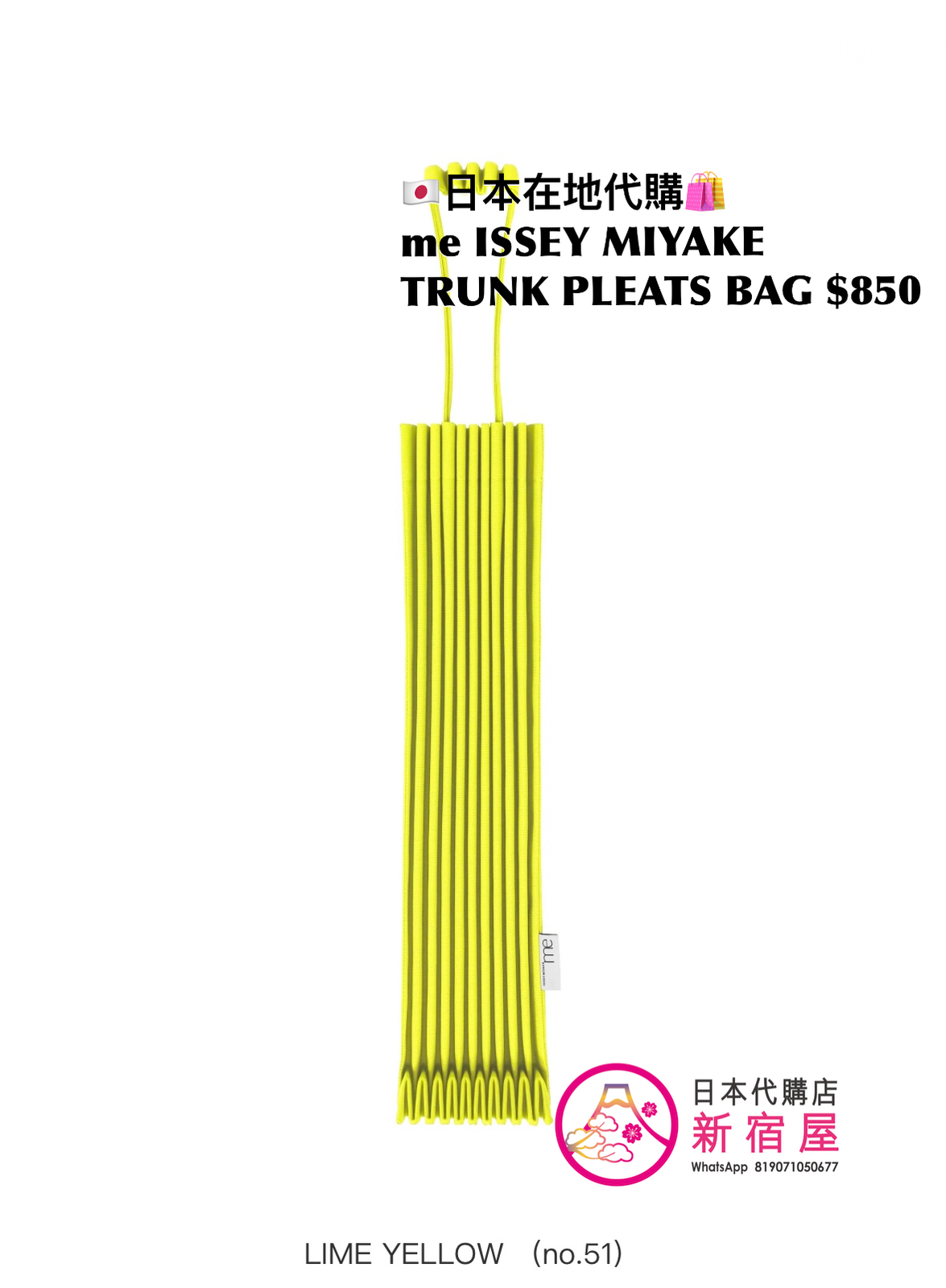 me ISSEY MIYAKE TRUNK PLEATS BAG