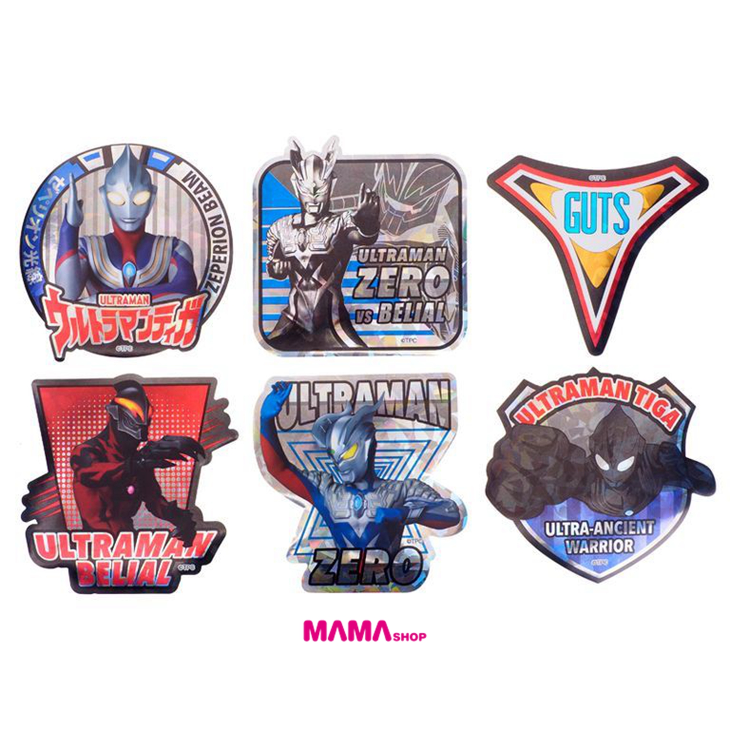 Ultraman 超人鐳射貼紙