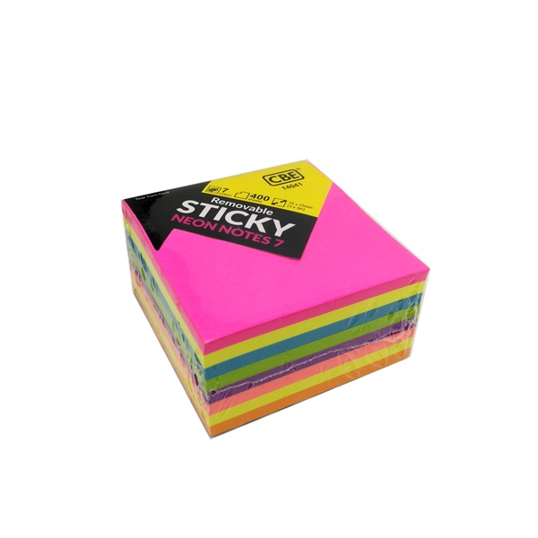 CBE Removable Sticky Note 14041 (7 Neon Colour)