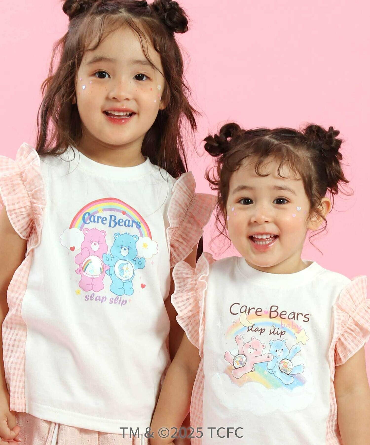 🆕【⭐訂購⭐】 🇯🇵日本直送🌀#CareBears 拼接布料 荷葉袖 tee［4款選］🌀 [ELFA-0011][260702]
