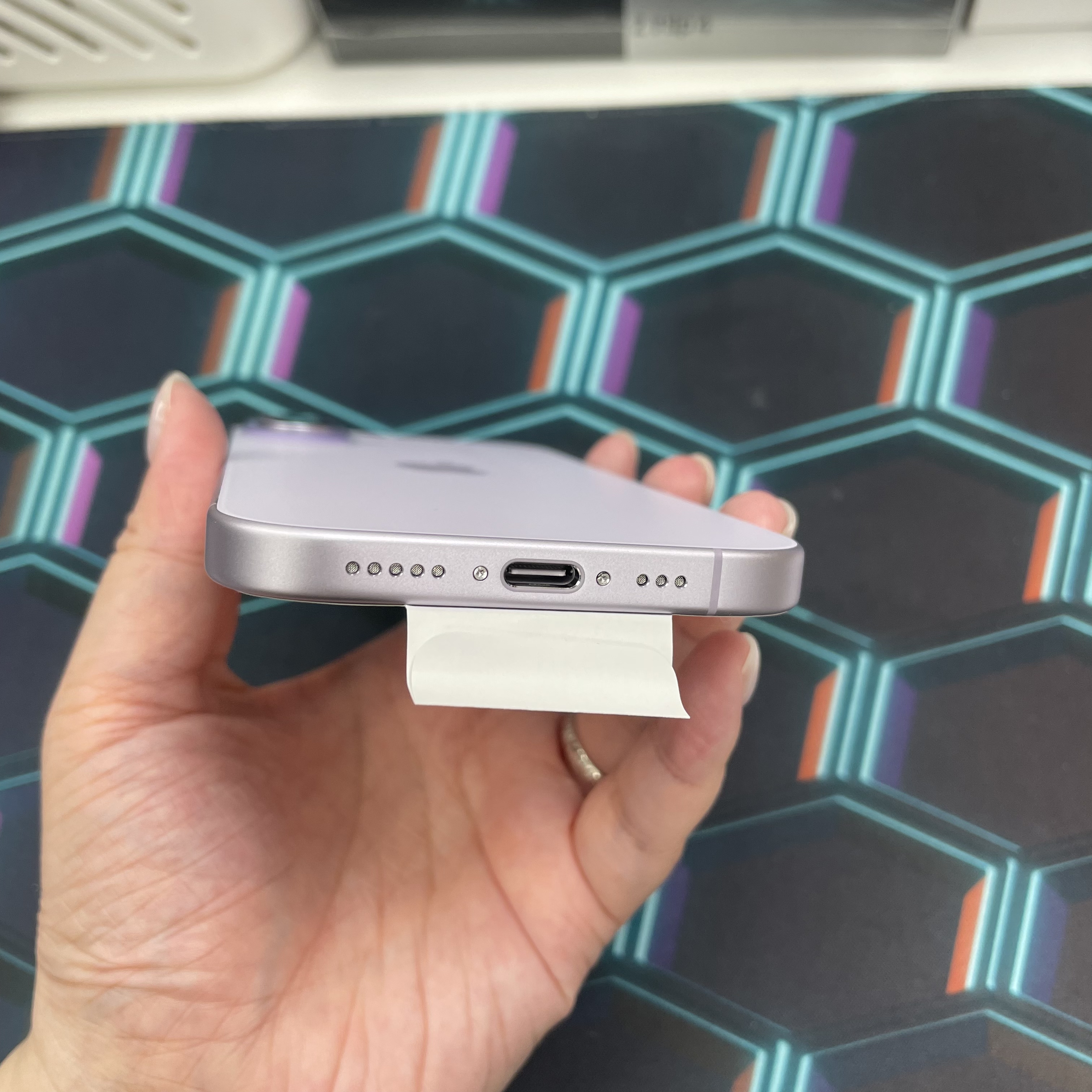 *6469 17 未使用品 256GB 電100 紫色 purple