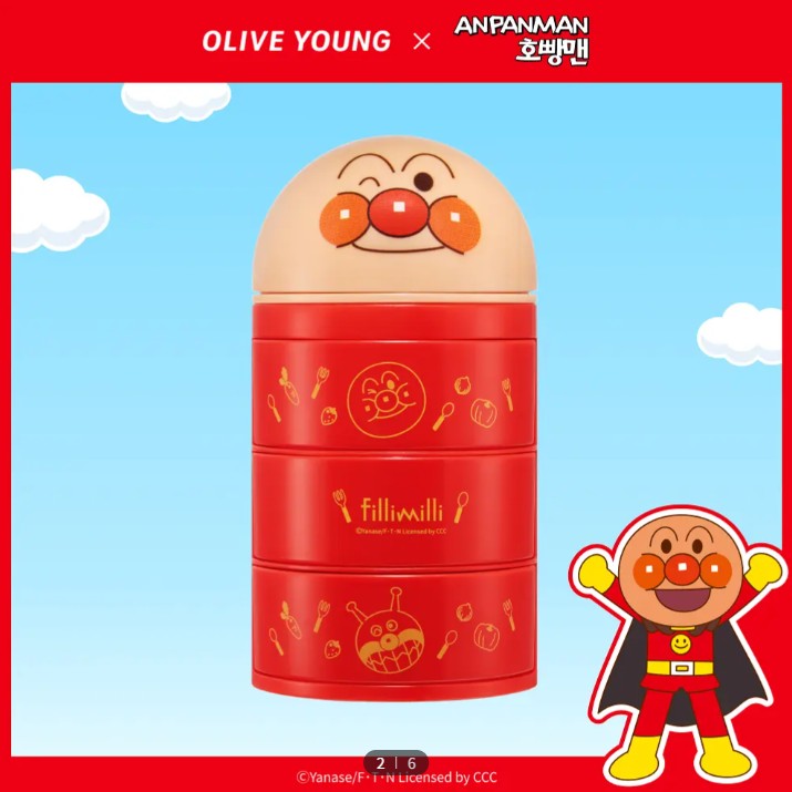 Olive young X 麵包超人 限定系列