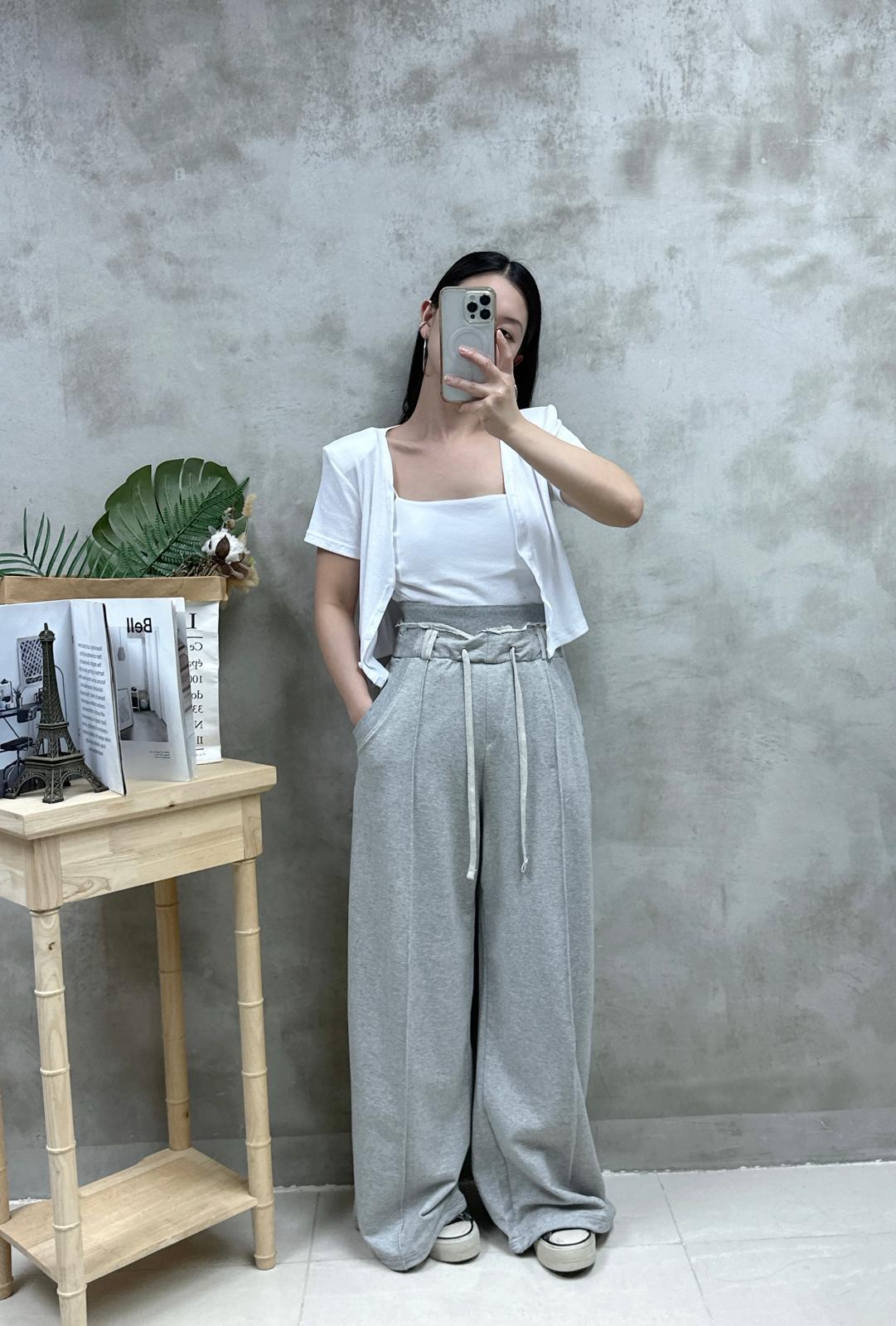 T05 暗紋Bra top +外套Set