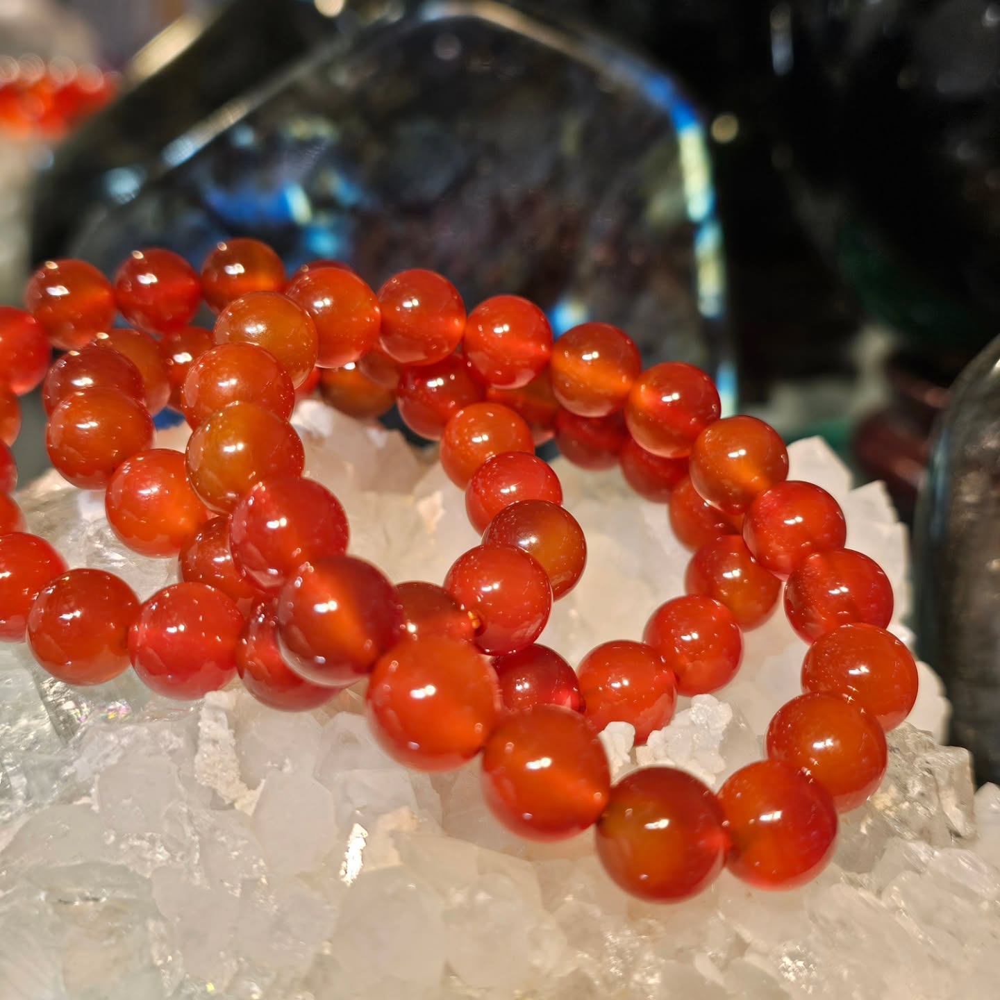 紅瑪瑙手串(Carnelian)