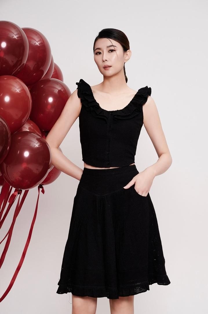 桐花无袖上衣 2666