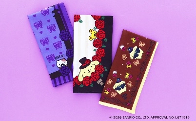 🎀【預訂】Anna Sui x Pompompurin 印花手帕 P