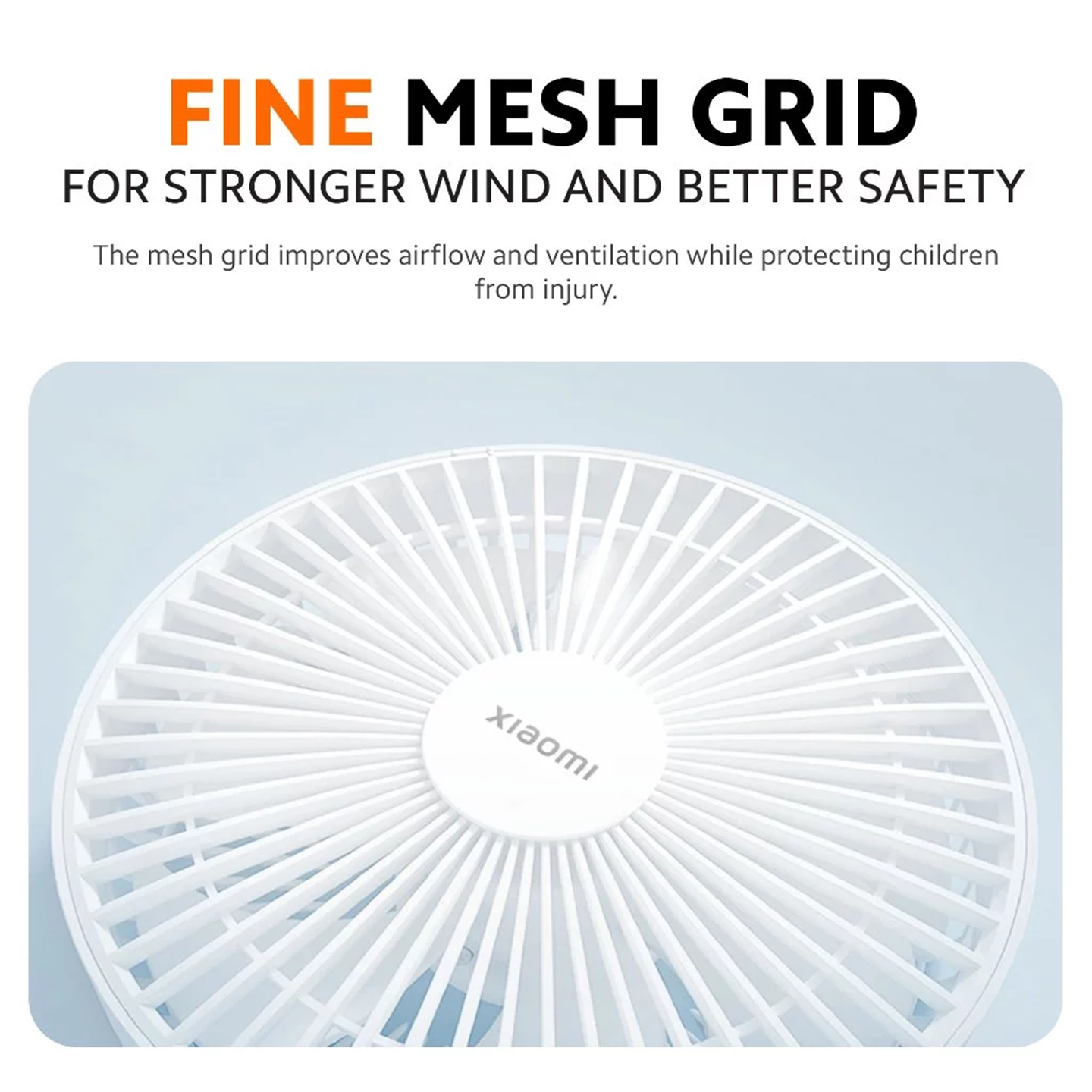 Xiaomi Rechargeable Mini Portable Desktop Fan (BHR6089GL)