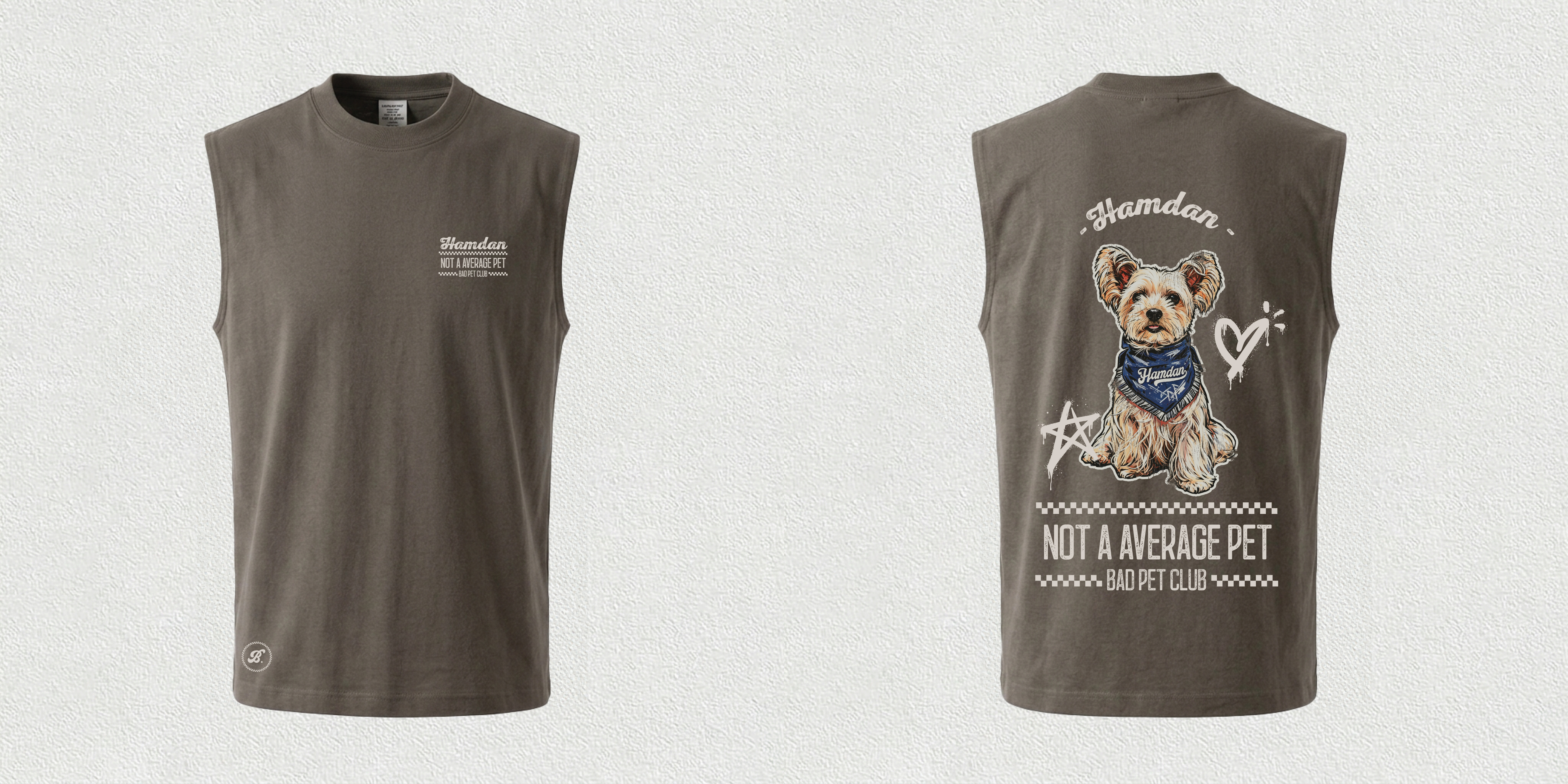 【寵物客製】男裝 Sport Vest 運動背心