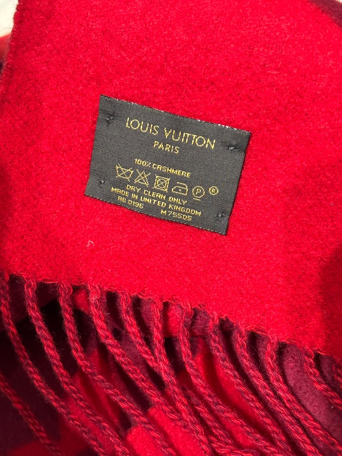 未使用品 Lv Reykjavik Scarf M78125 100% cashmere100%Authentic, Unused ✅Box
