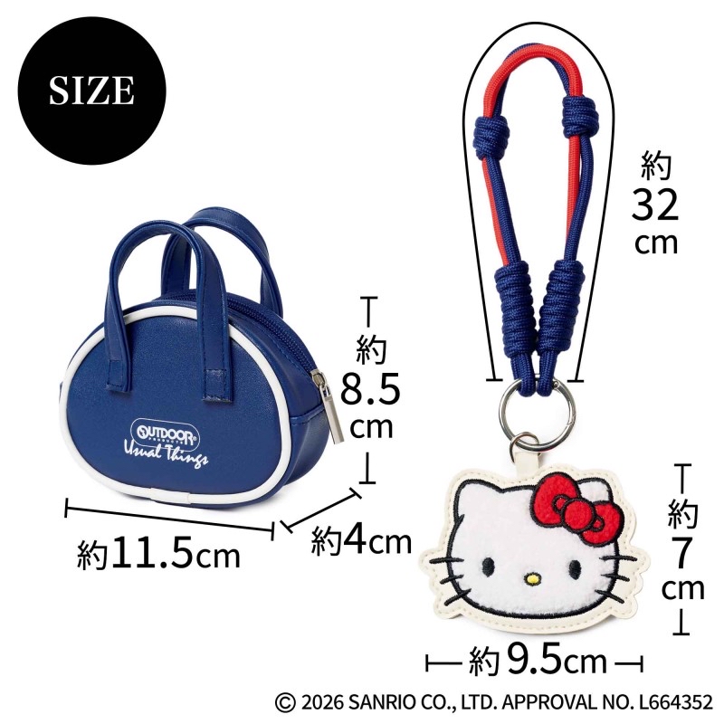 日本預訂📍日本雜誌Hello Kitty x Outdoor袋仔