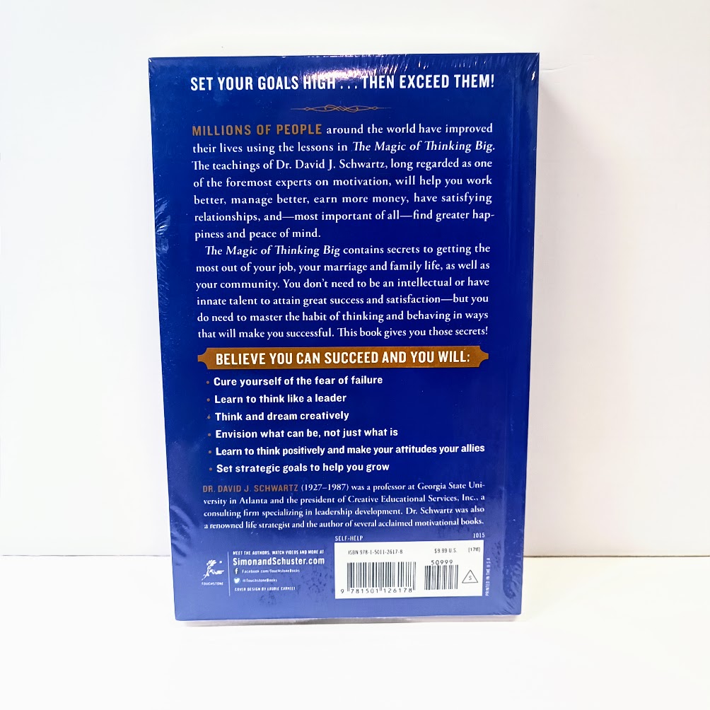 The Magic of Thinking Big by  DAVID J. SCHWARTZ A70