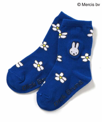 🇯🇵預訂 日本直送🇯🇵Apres les cours x Miffy系列兩色人物刺繡花花襪子