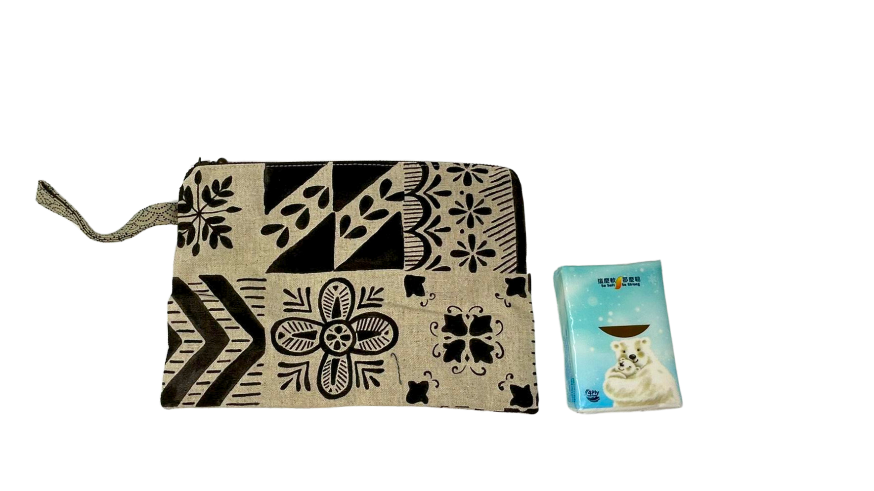 *義賣捐款* 黑白花紋小袋子 E1