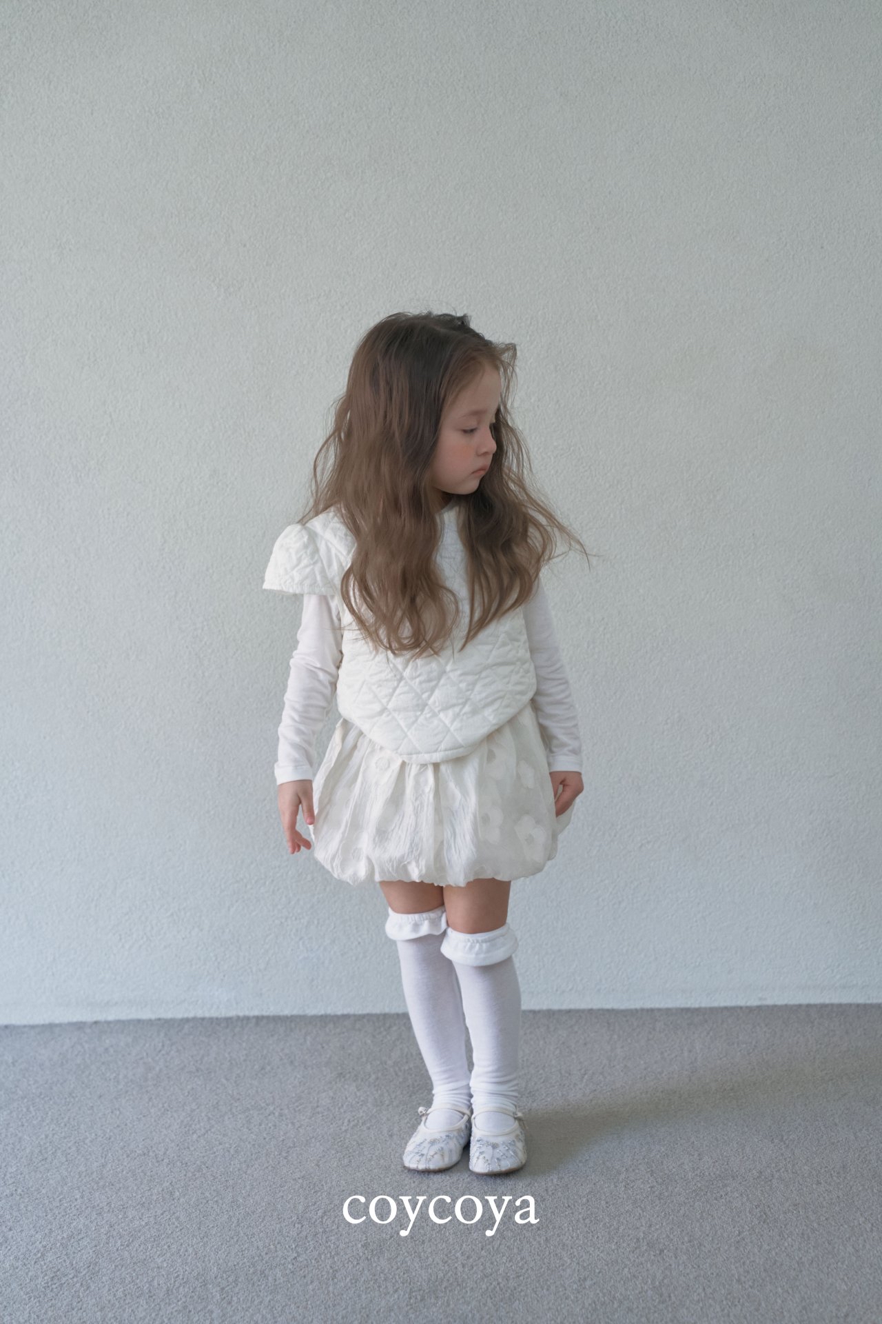 🌸預訂 韓國直送🌸🇰🇷COYCOYA兩色復古立體花花滿印南瓜裙