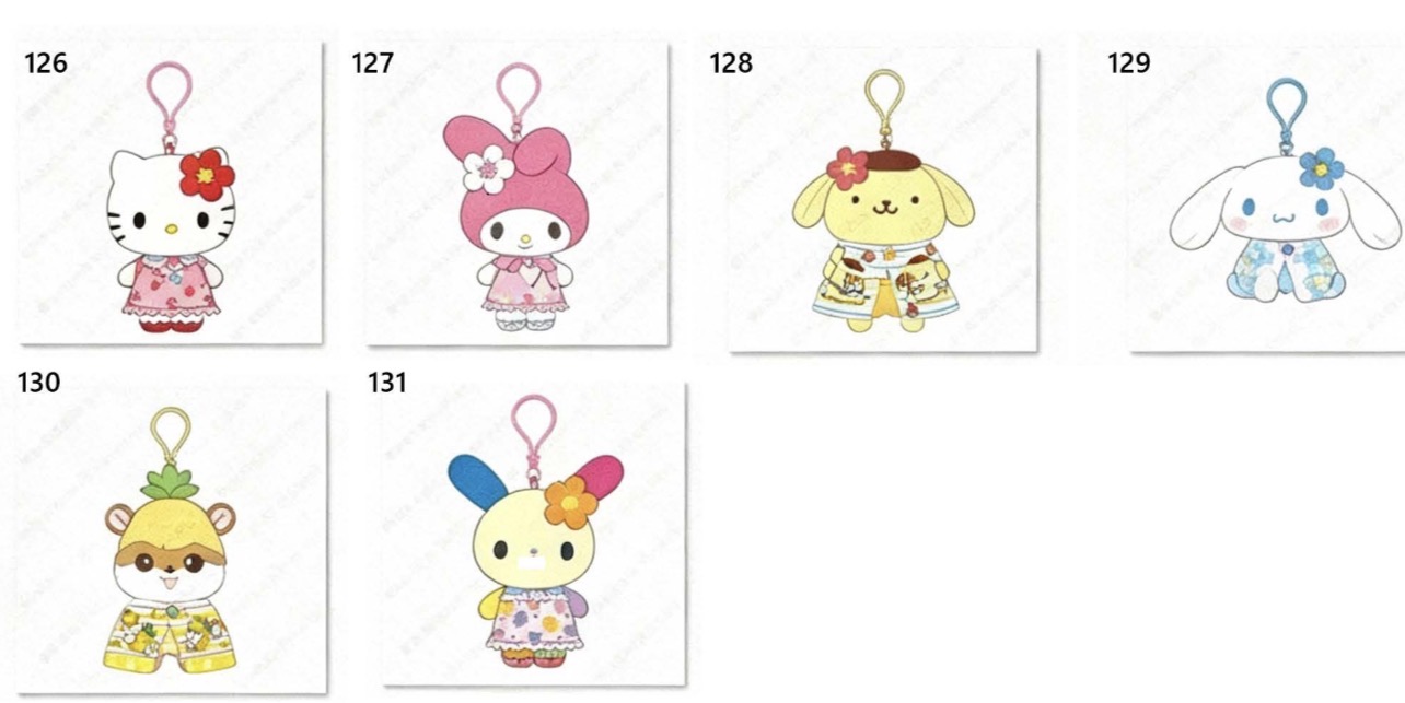 預訂 | Sanrio 仲夏回憶系列公仔掛件 
