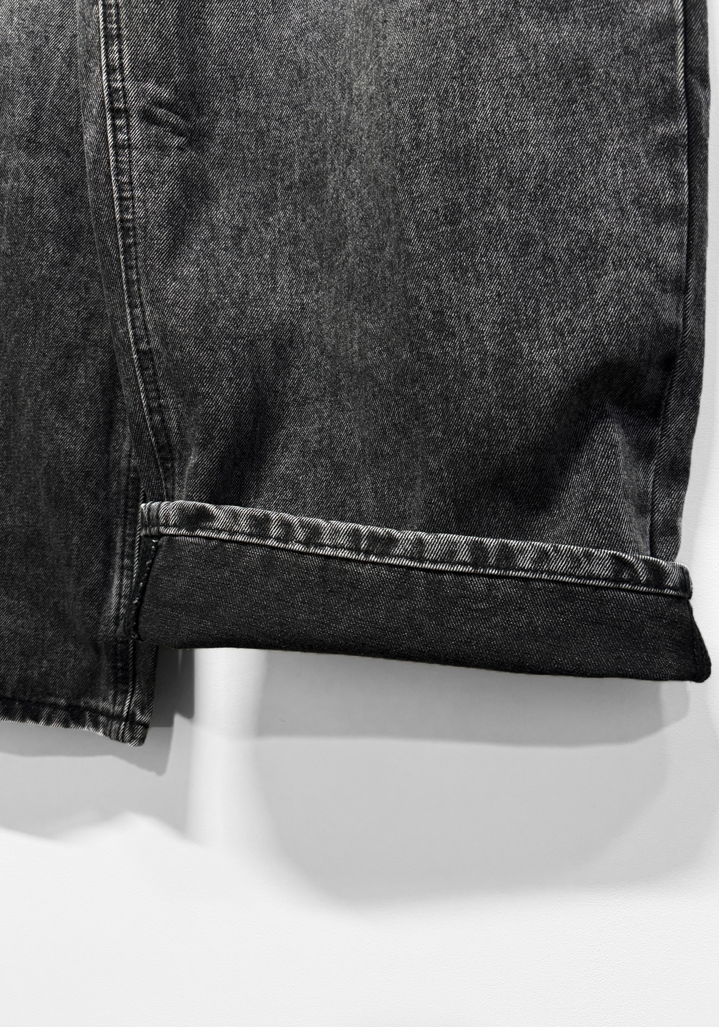 Vintage Wash Wide Denim Pants(Unisex)