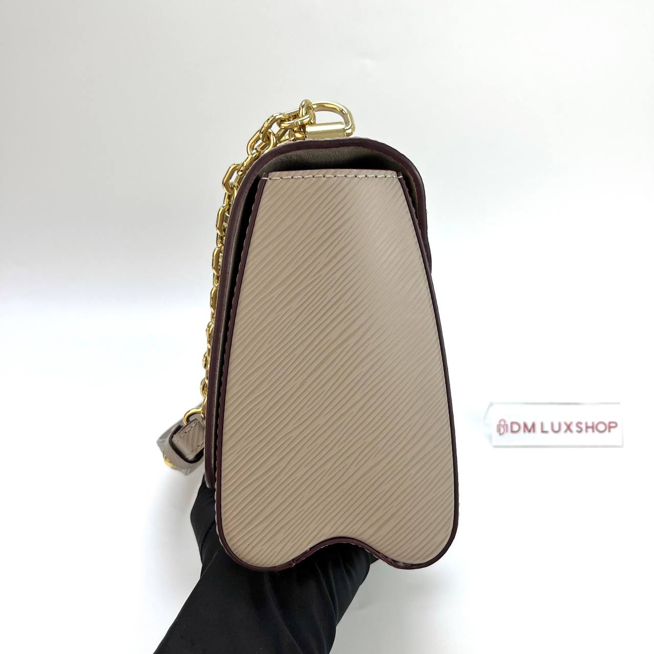 LV Grey Epi Twist MM GHW