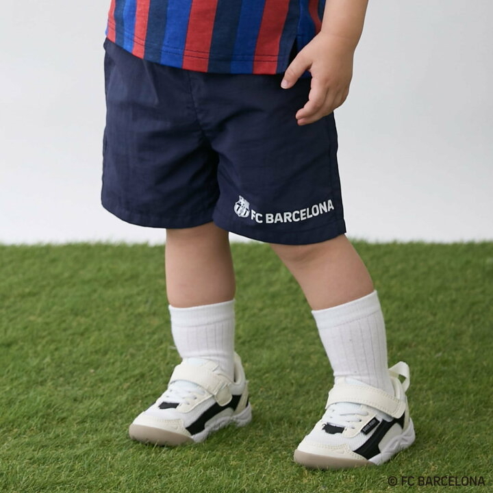 🇯🇵預訂 日本直送🇯🇵Petit Main x 巴塞球隊系列三色球隊標誌梭織短褲