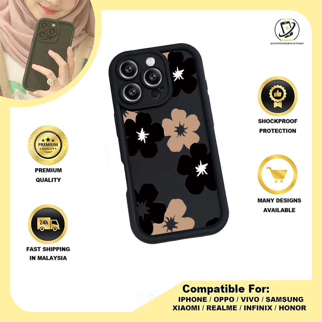 TPU DESIGN CASE PHONE FOR SAMSUNG - DESIGN FLOWER A6