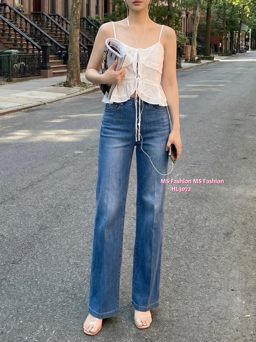 HL3072 韓國🌼Howluk涼惑面料闊筒牛