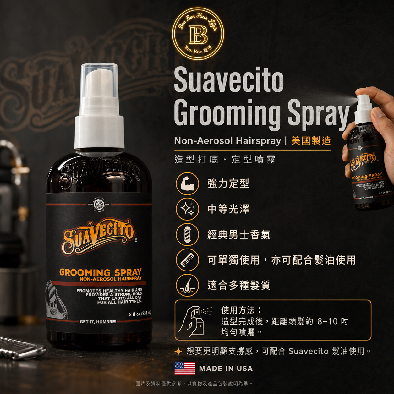 Grooming Spray (Non-Aerosol Hairspray)