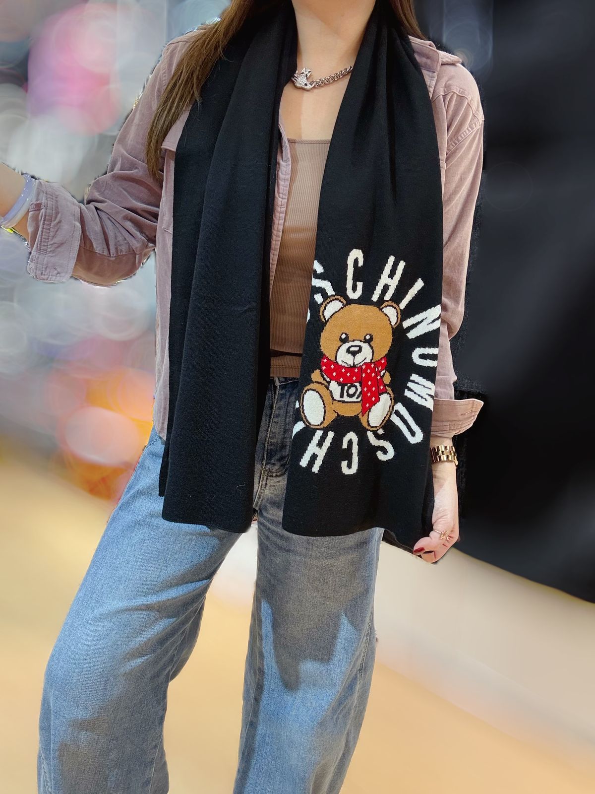 現貨 Moschino 頸巾 各1