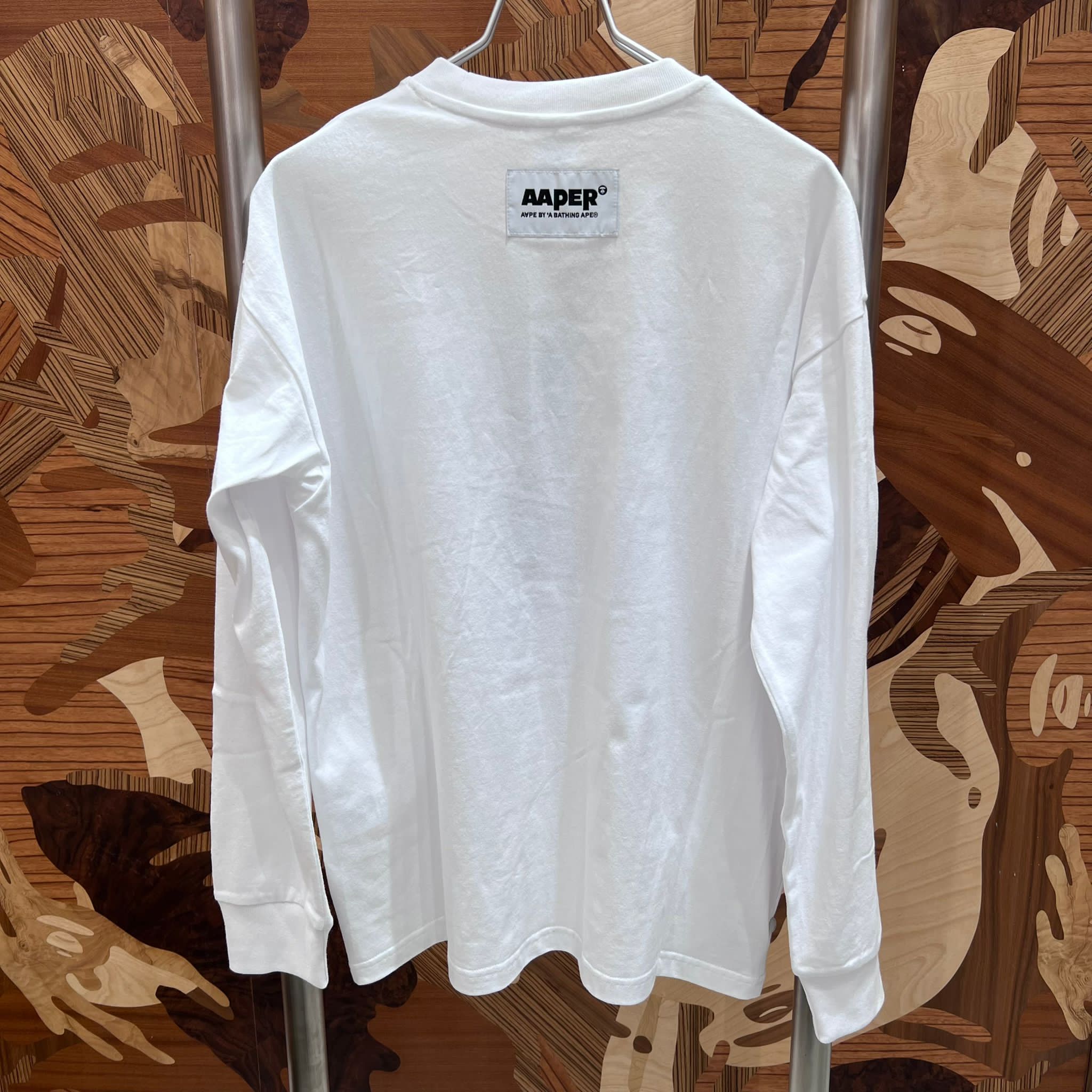 AAPE Relaxed fit AAPER graphic long sleeve tee (1820) 寬鬆版