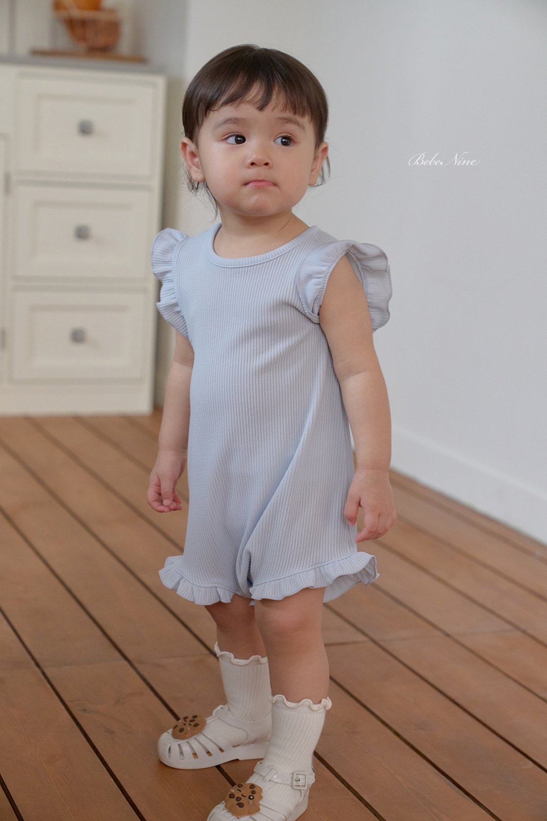 ☀️預訂 韓國直送☀️🇰🇷Bebenine三色荷葉邊無袖連身服